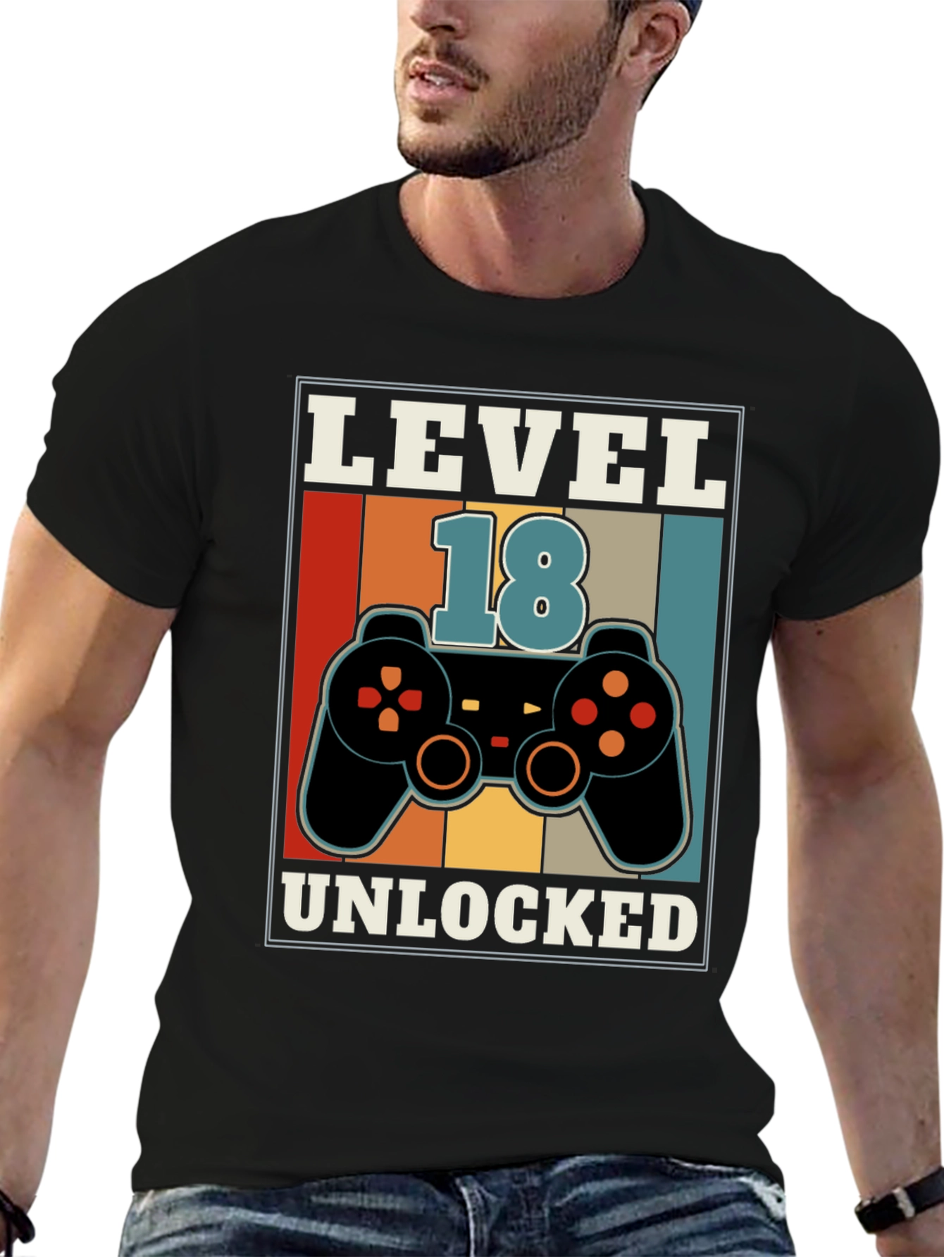 Level 18 Unlocked Gamer T-Shirt