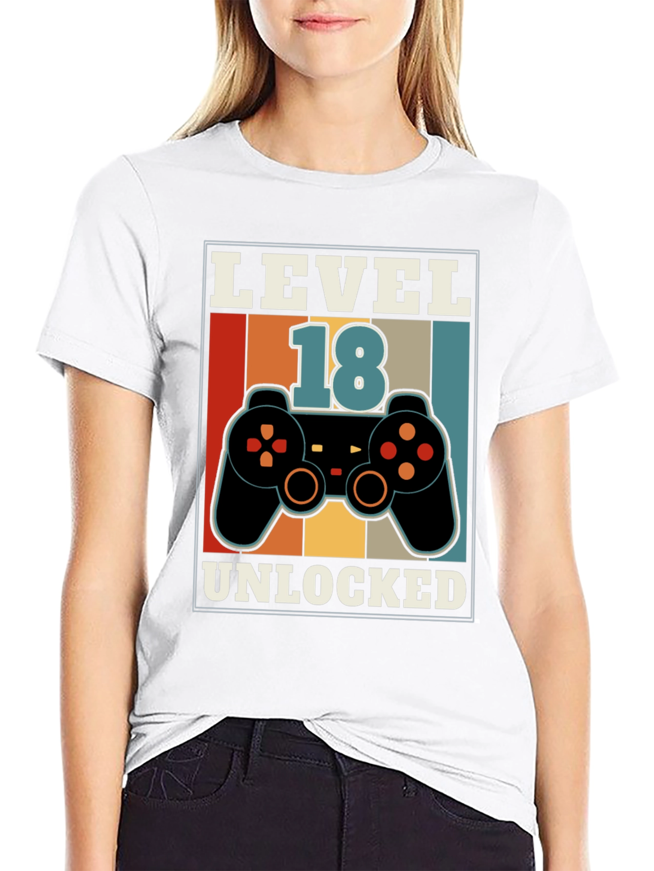 Level 18 Unlocked Gamer T-Shirt