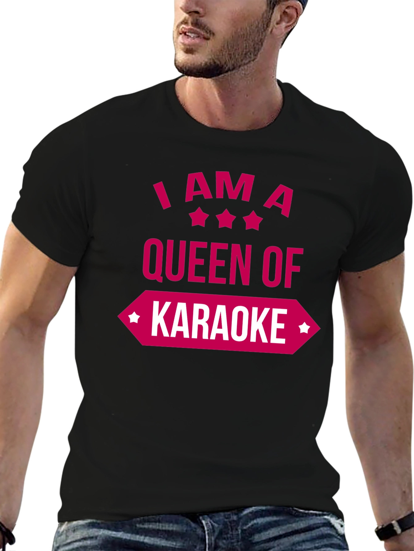 Queen of Karaoke Graphic Tee - Fun & Stylish!