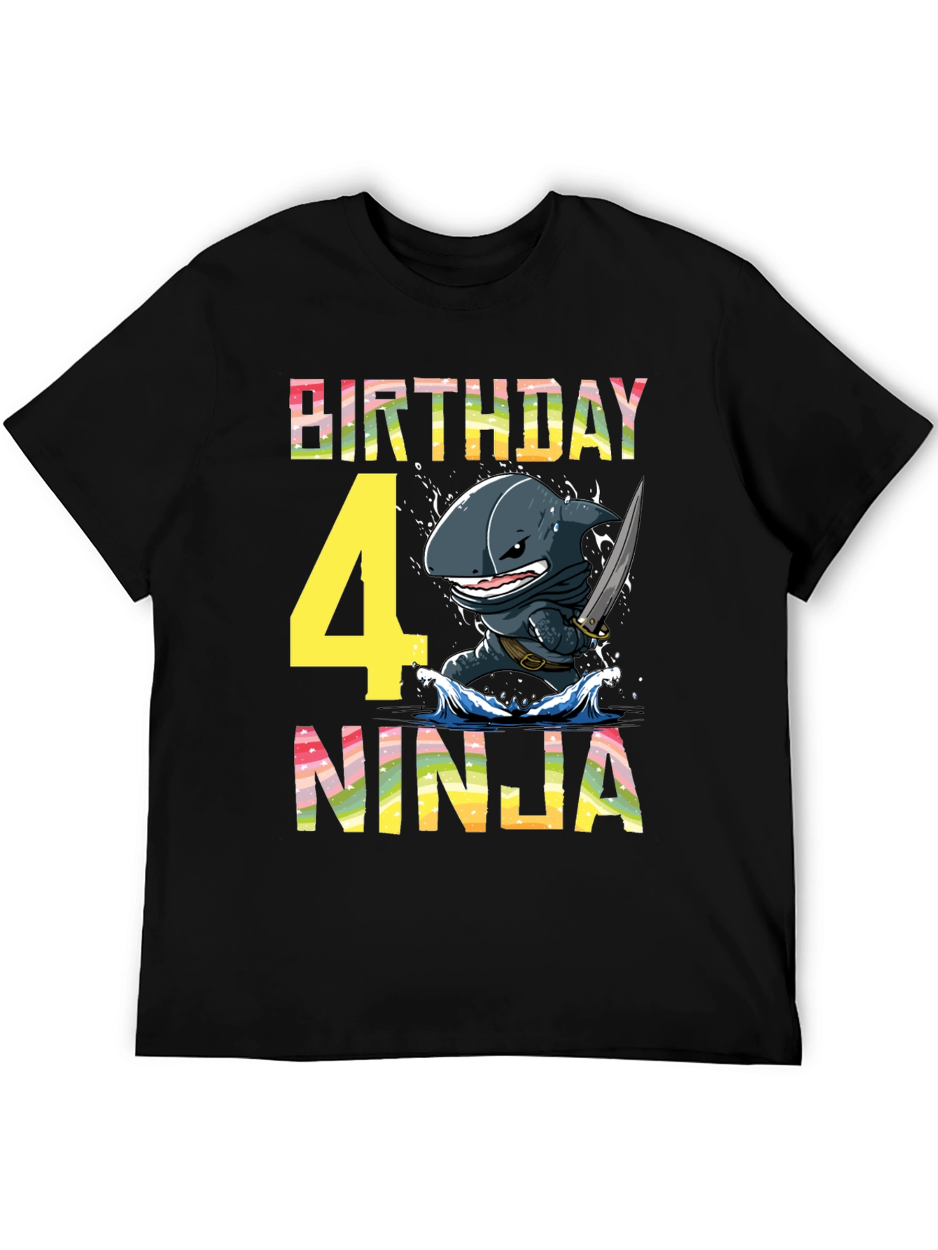 Birthday Shark Ninja T-Shirt