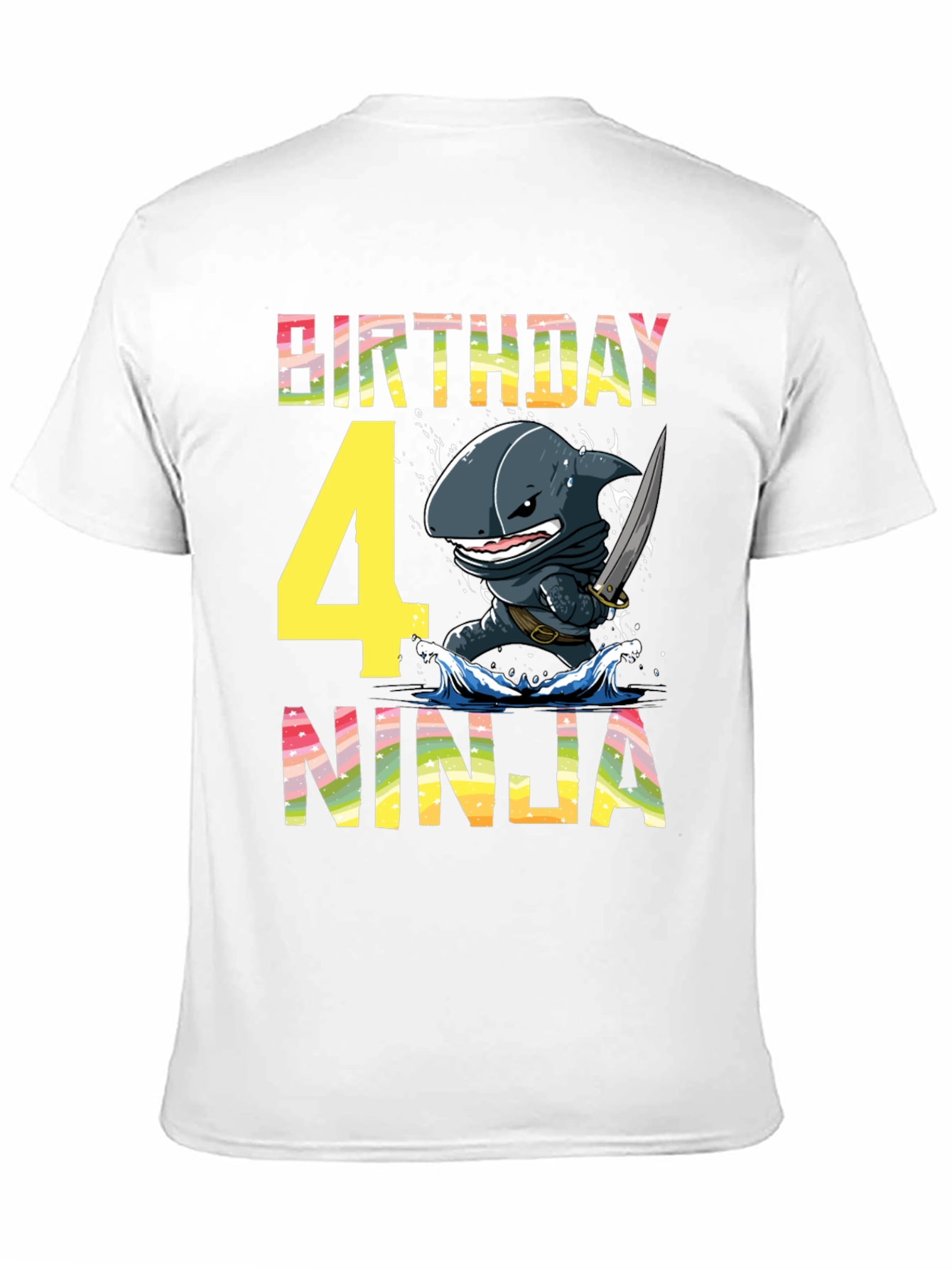 Birthday Shark Ninja T-Shirt