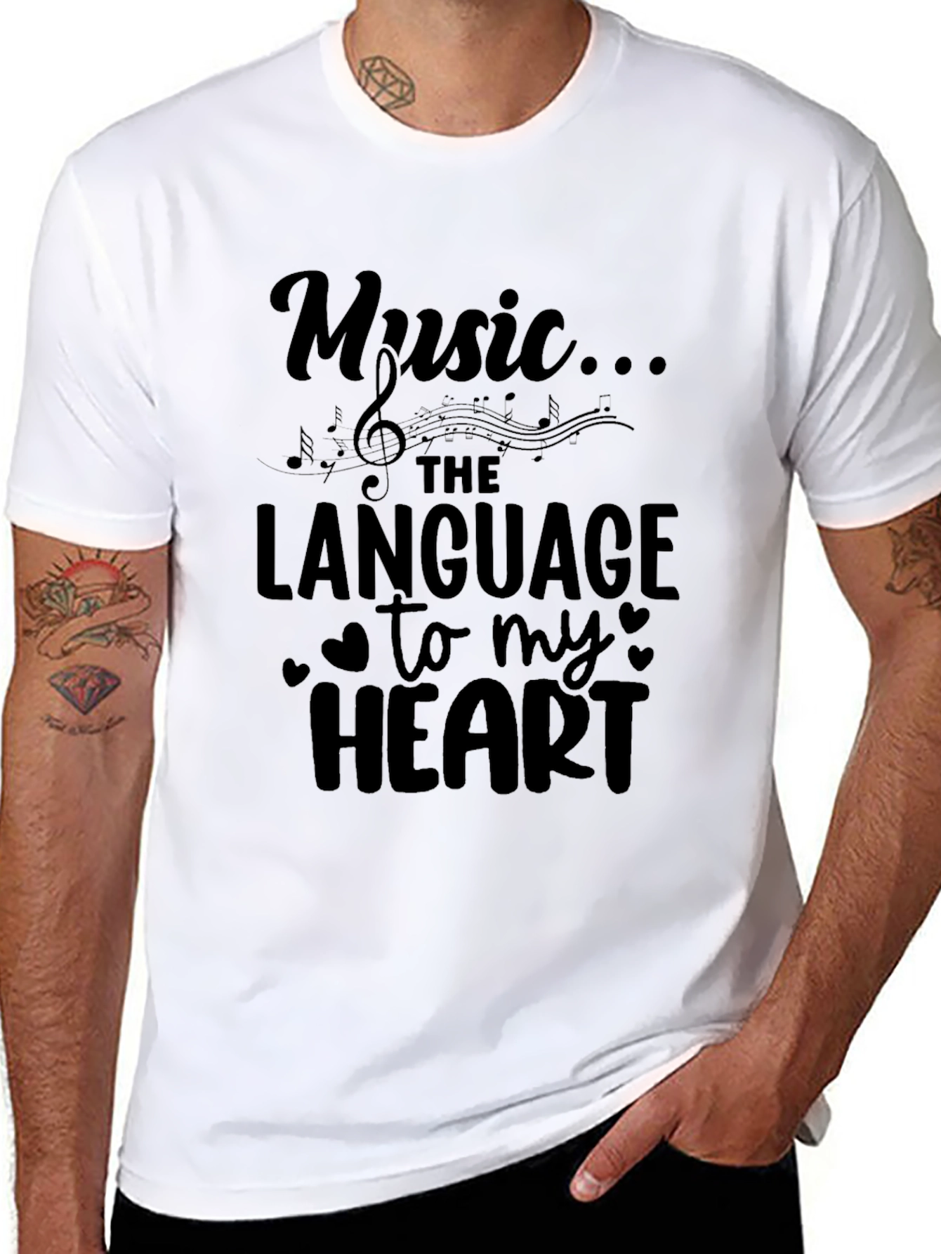 Music is the Language of My Heart T-Shirt