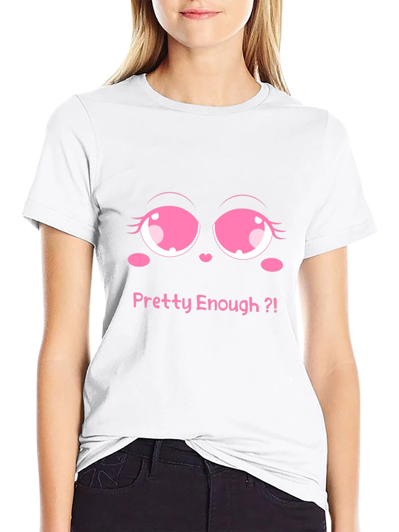 Pretty Enough Graphic Tee - Black Unisex T-Shirt