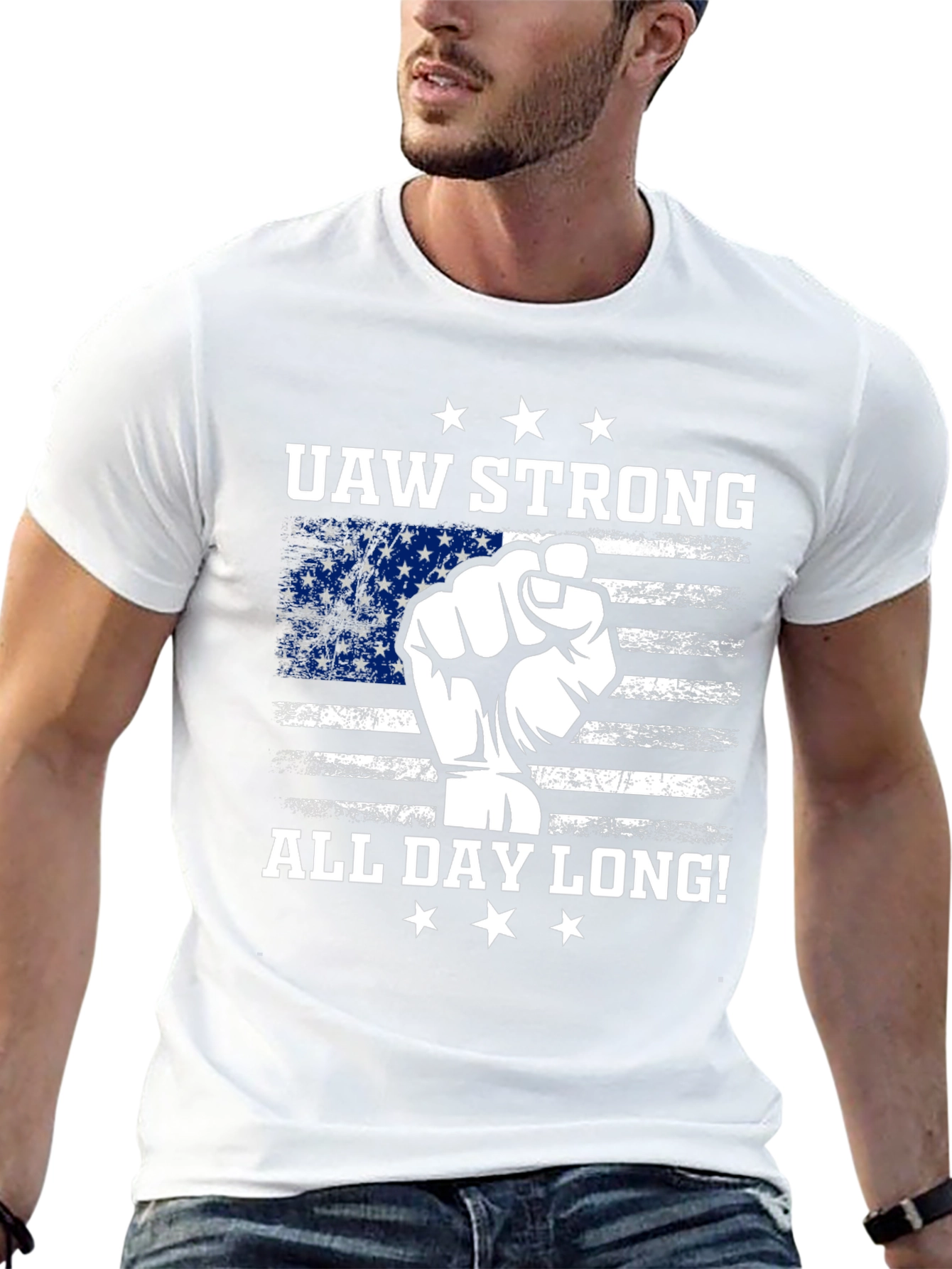 UAW Strong All Day Long T-Shirt