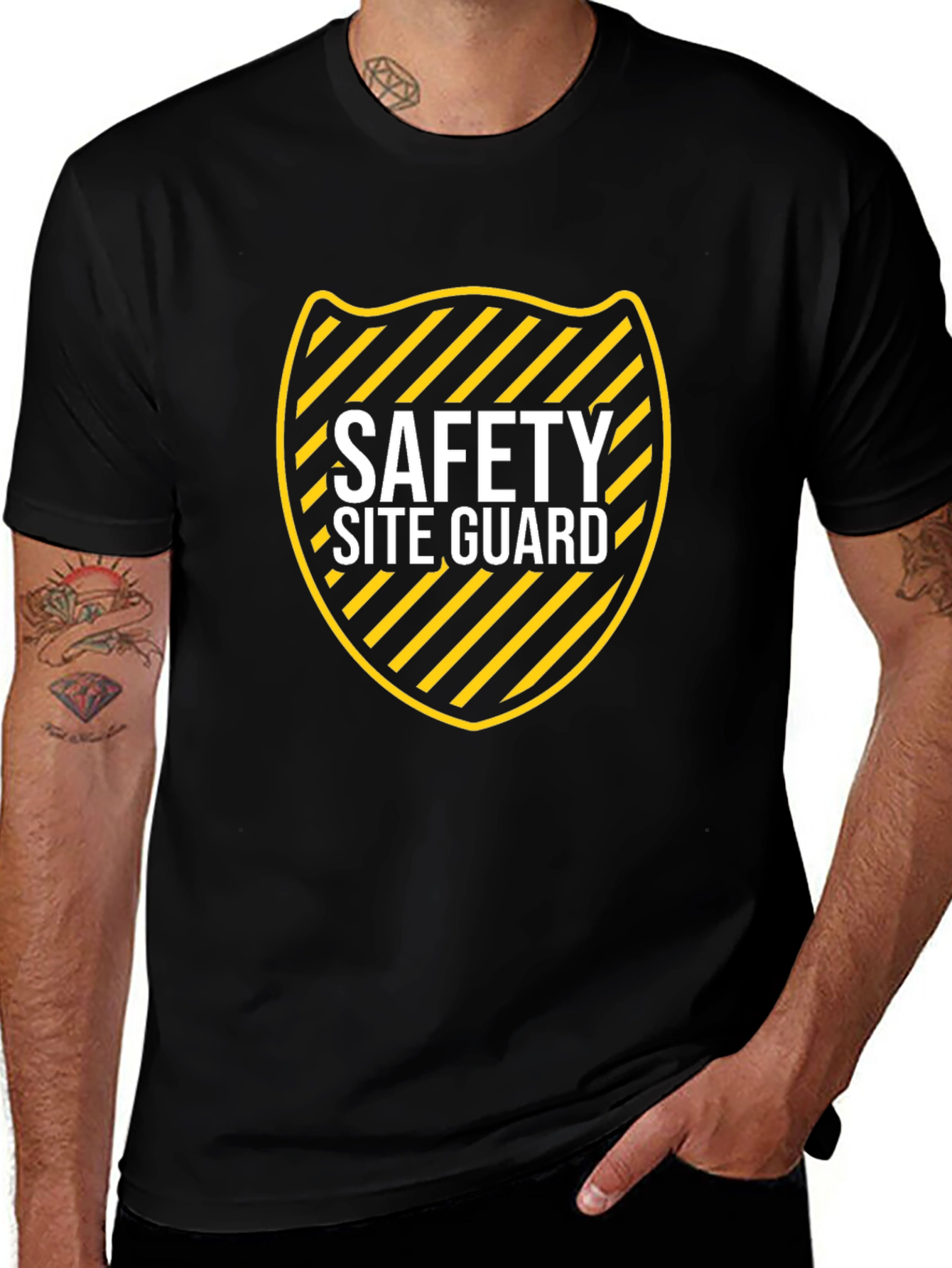 Safety Site Guard Black T-Shirt