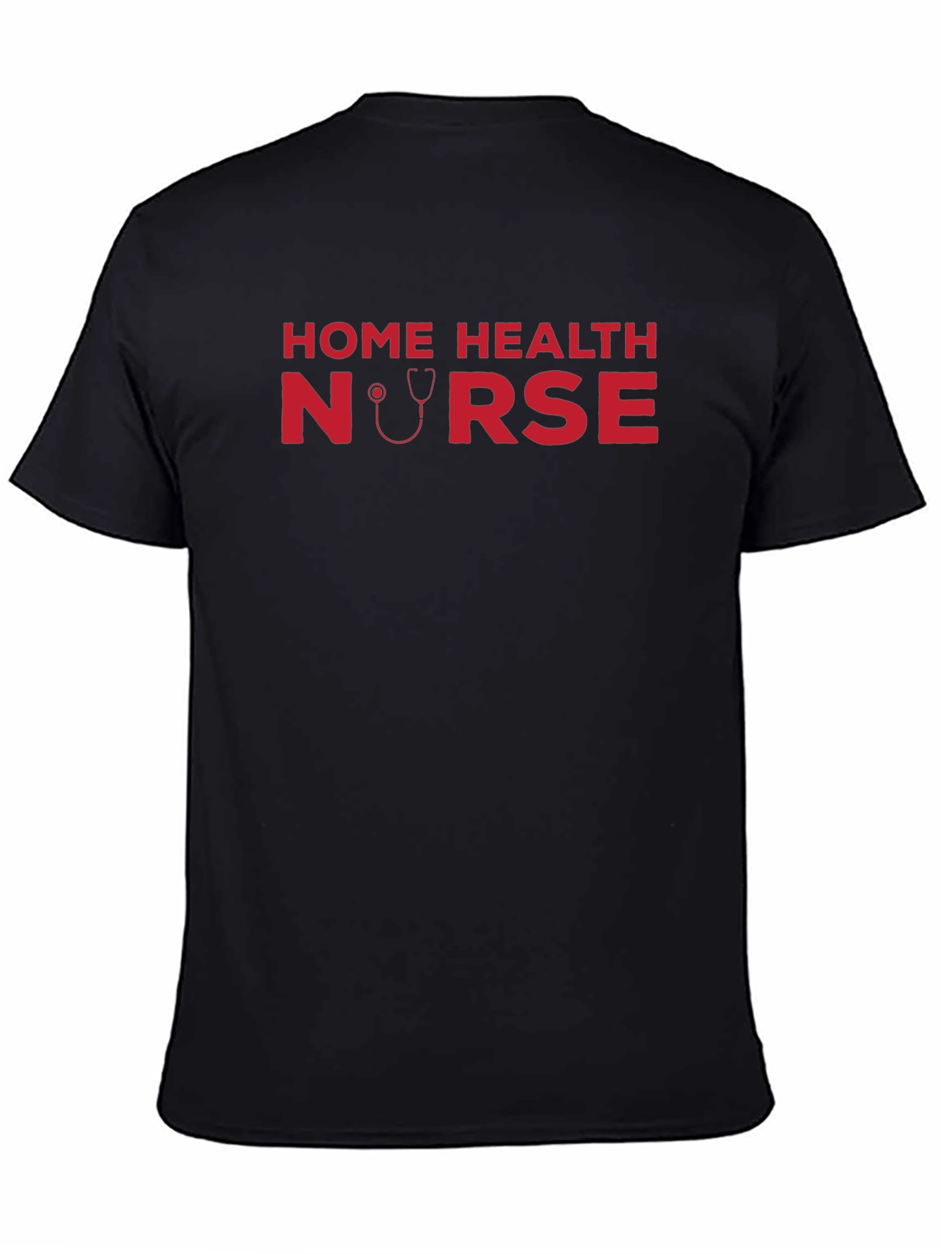 Home Health Nurse T-Shirt - Red Design