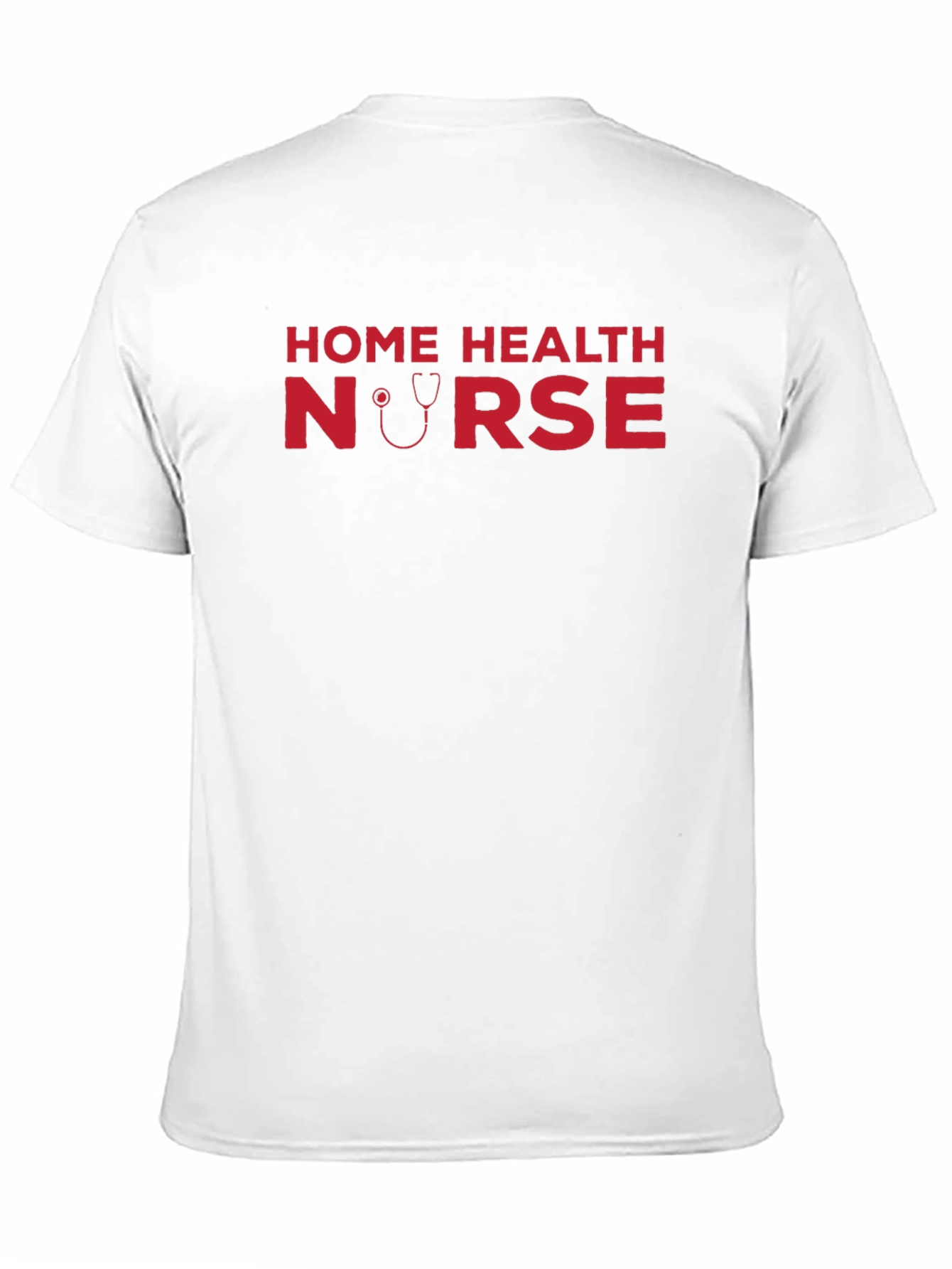 Home Health Nurse T-Shirt - Red Design