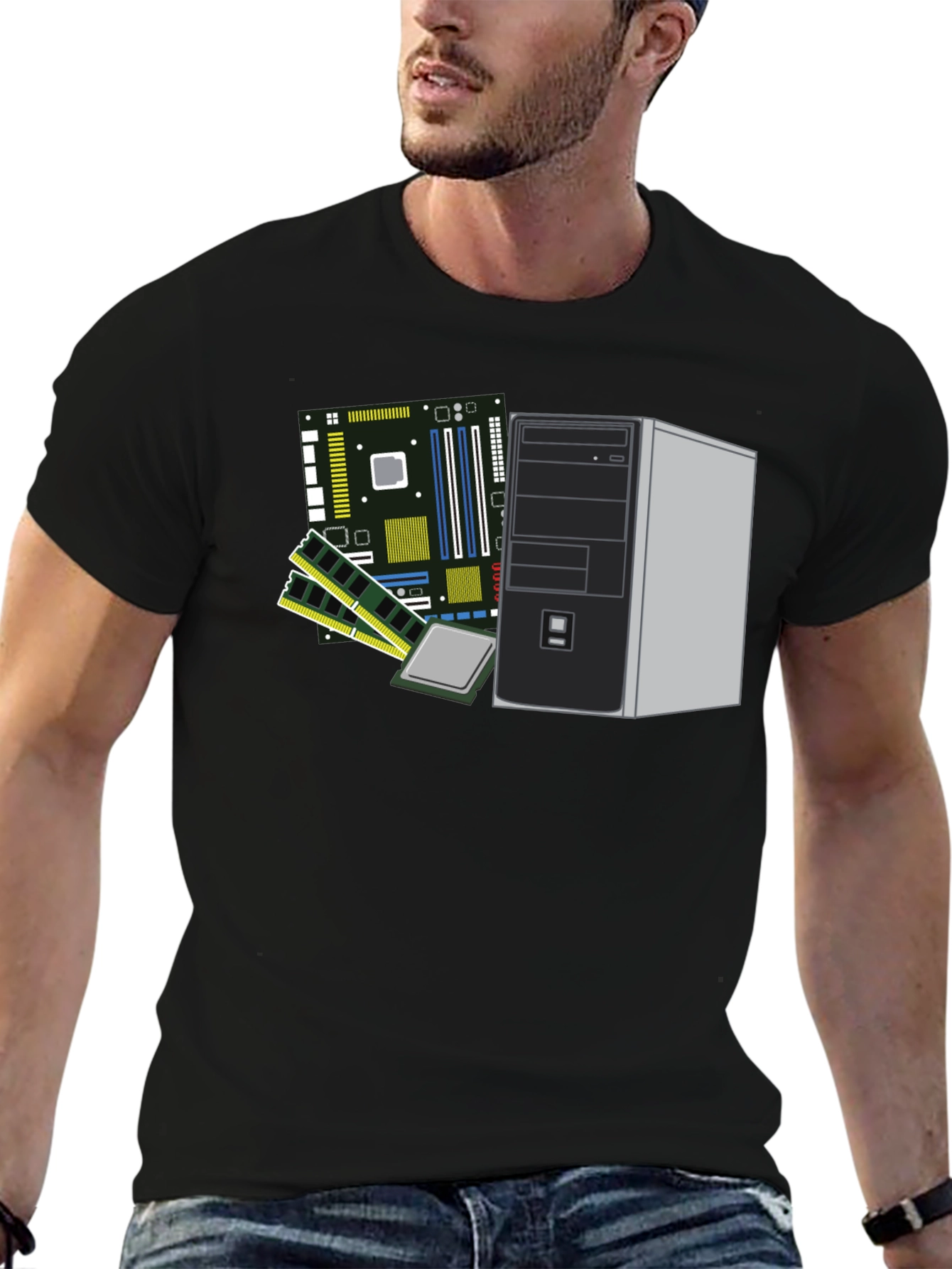 Tech Enthusiasts PC Build T-Shirt