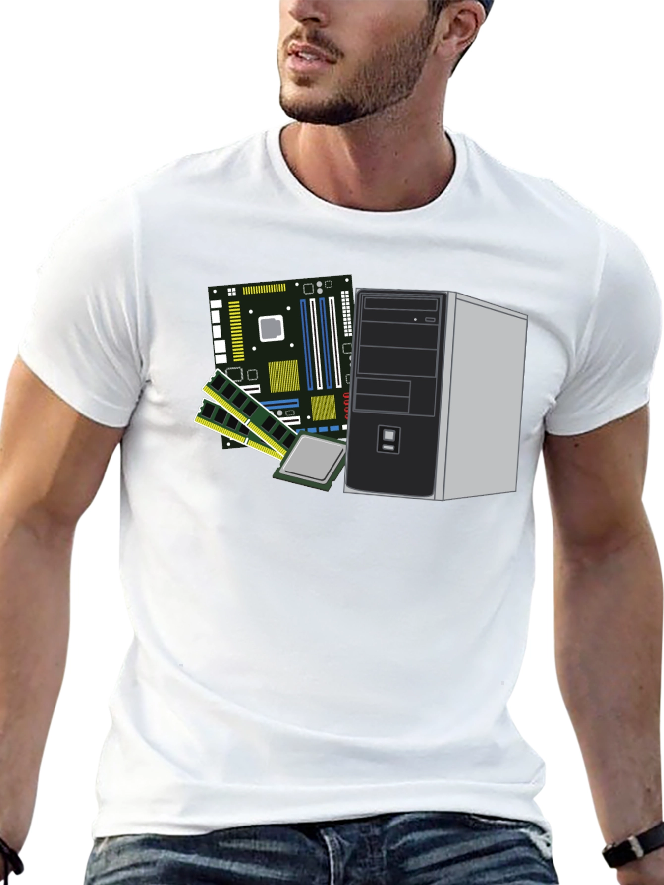 Tech Enthusiasts PC Build T-Shirt