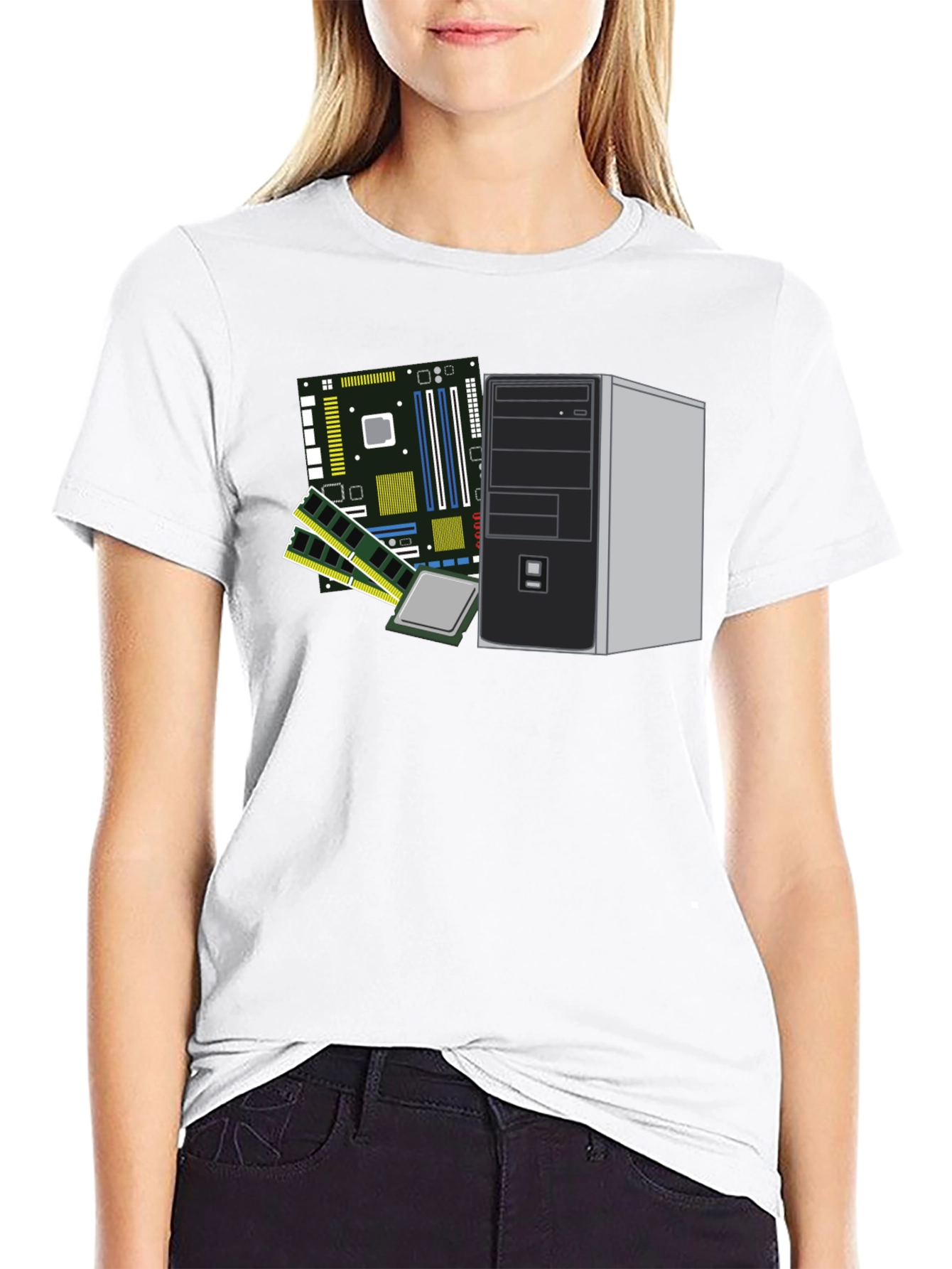 Tech Enthusiasts PC Build T-Shirt