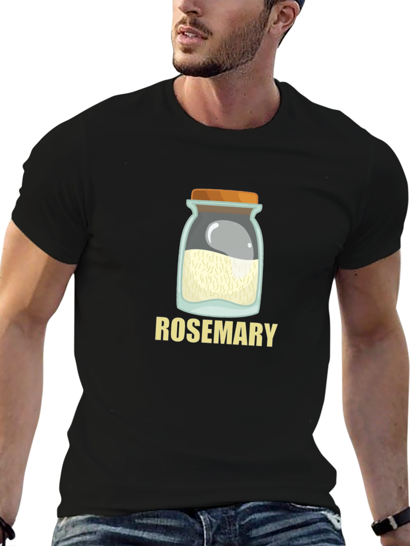 Rosemary Jar T-Shirt - Herb Lovers Tee