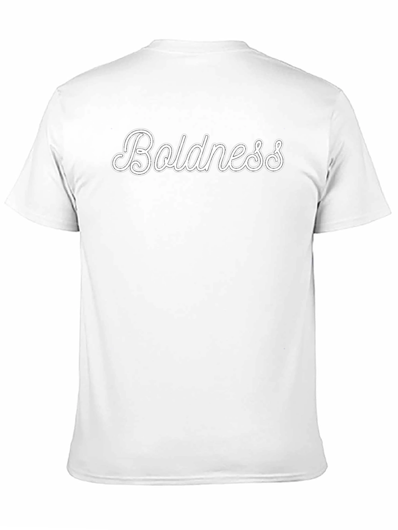 Boldness Graphic Tee - Stylish Black T-Shirt