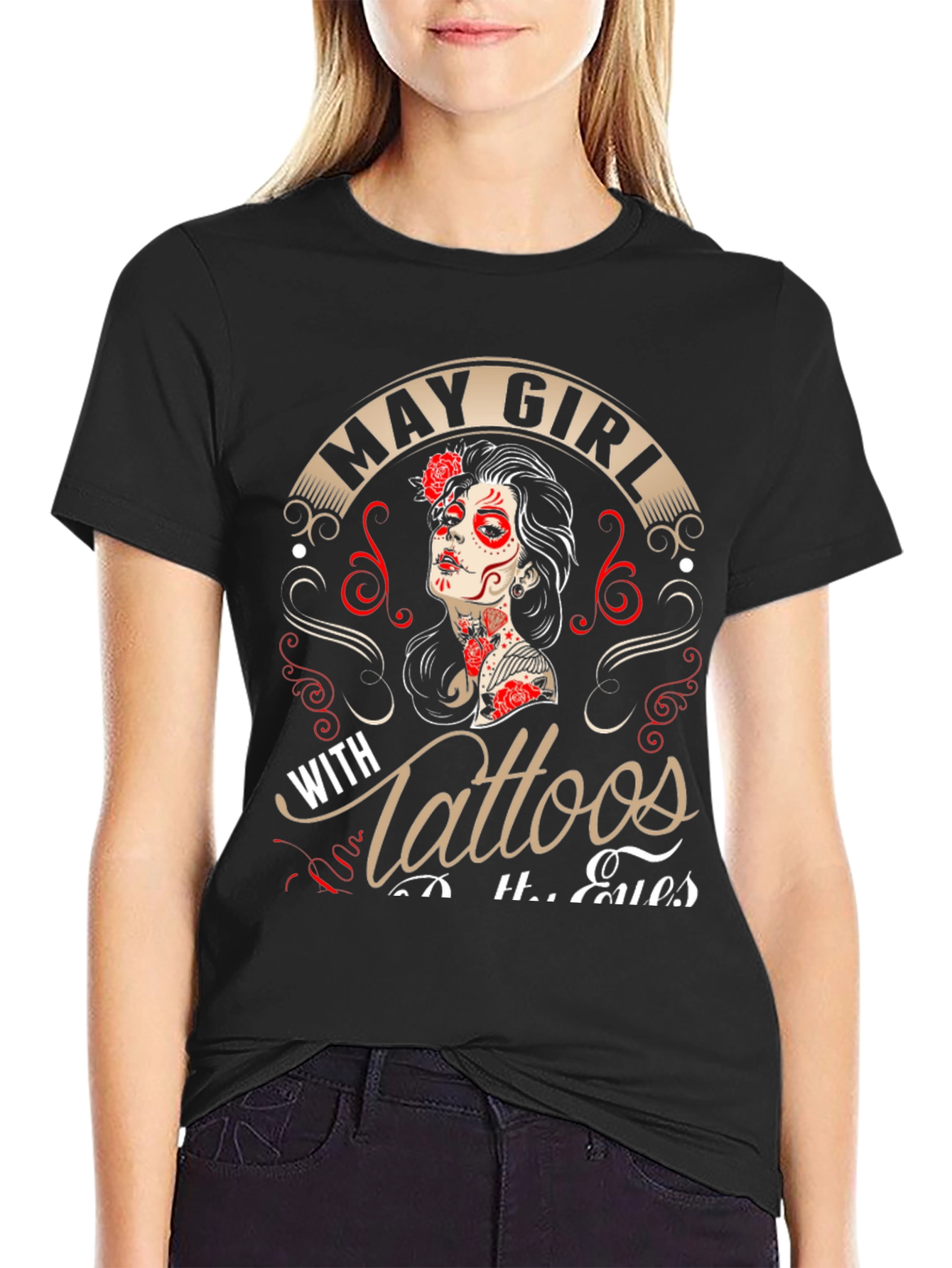 May Girl With Tattoos T-Shirt
