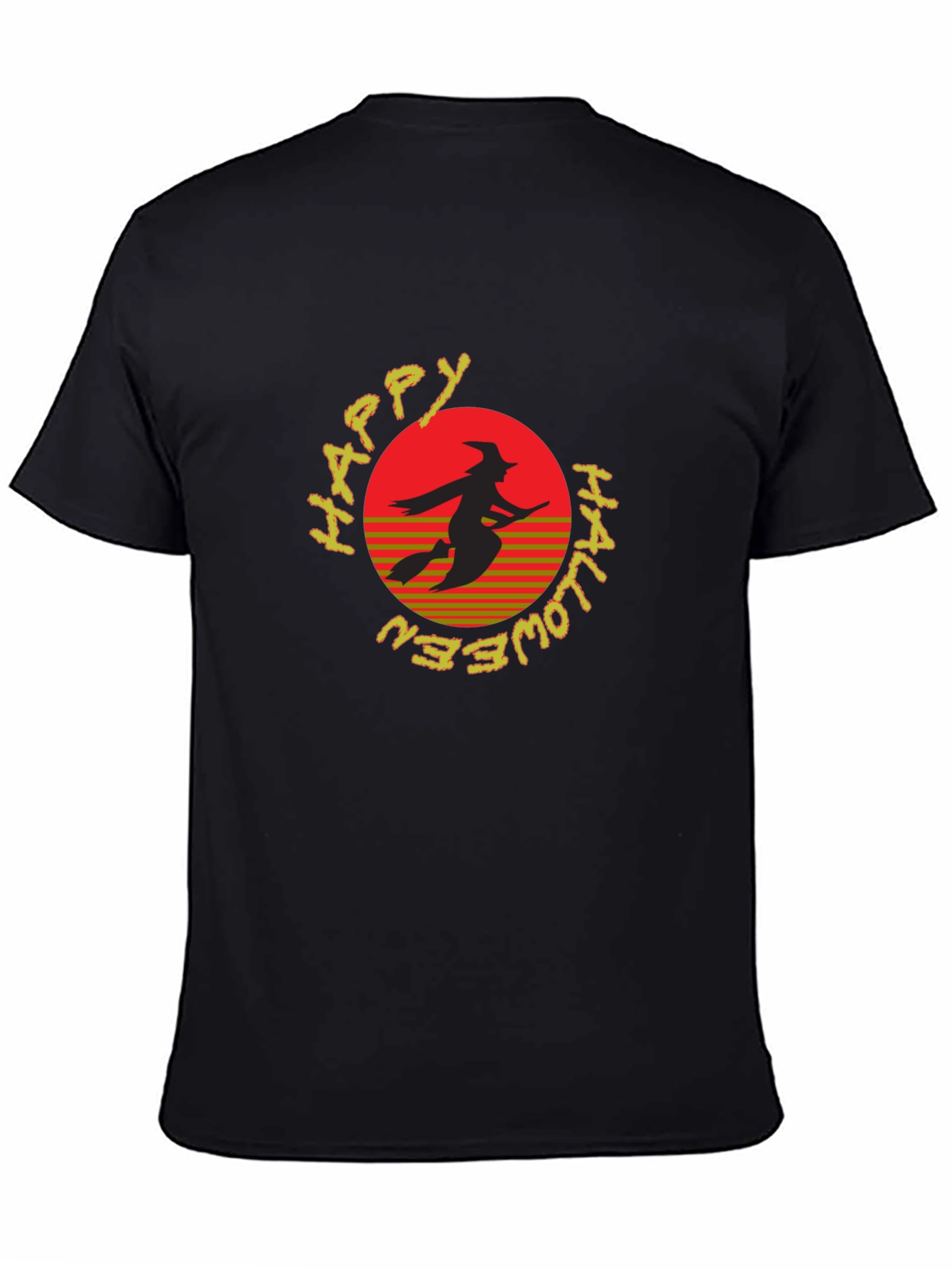 Happy Halloween Witch Silhouette T-Shirt