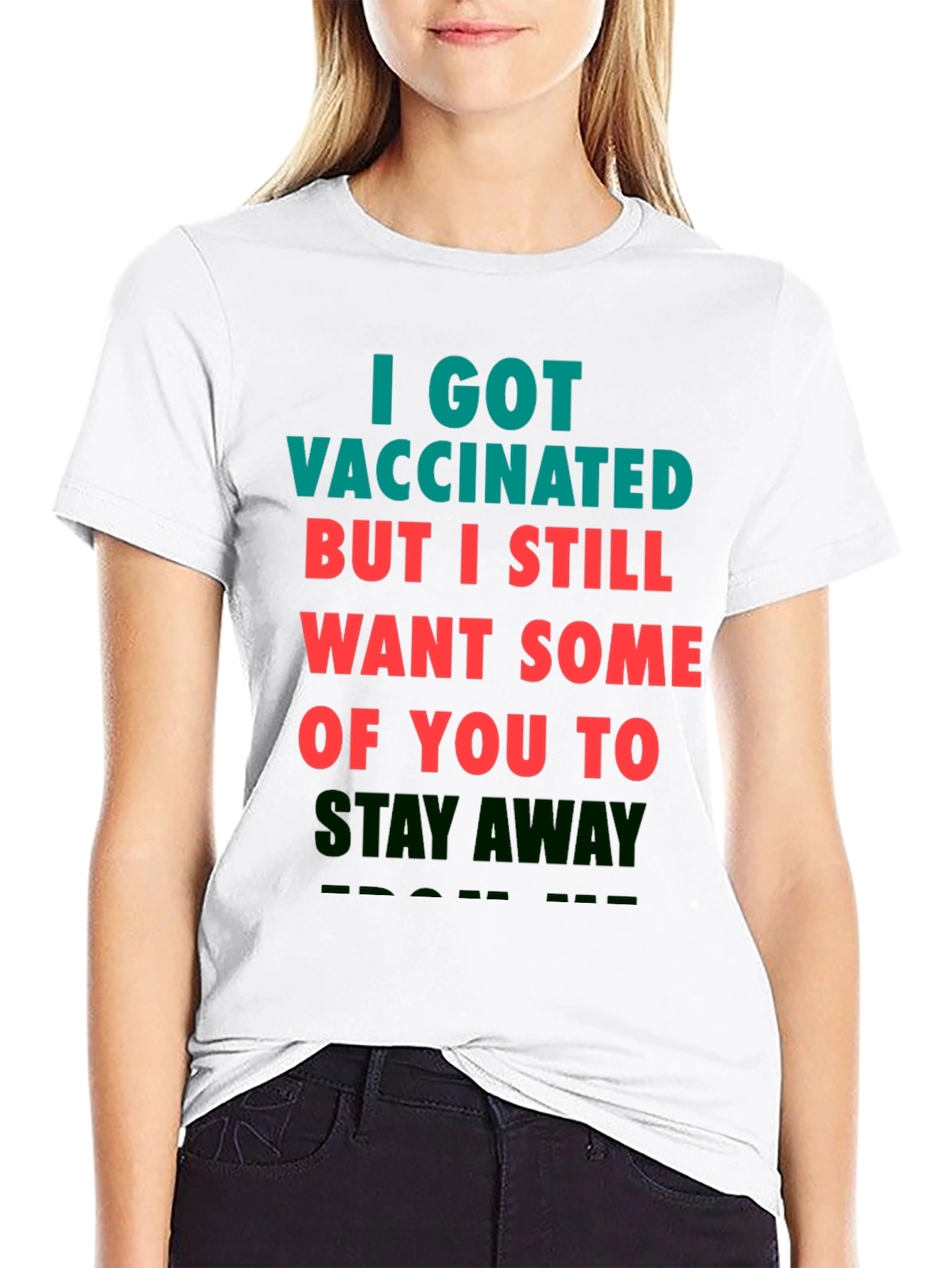 Vaccinated Graphic Tee - Stay Away!