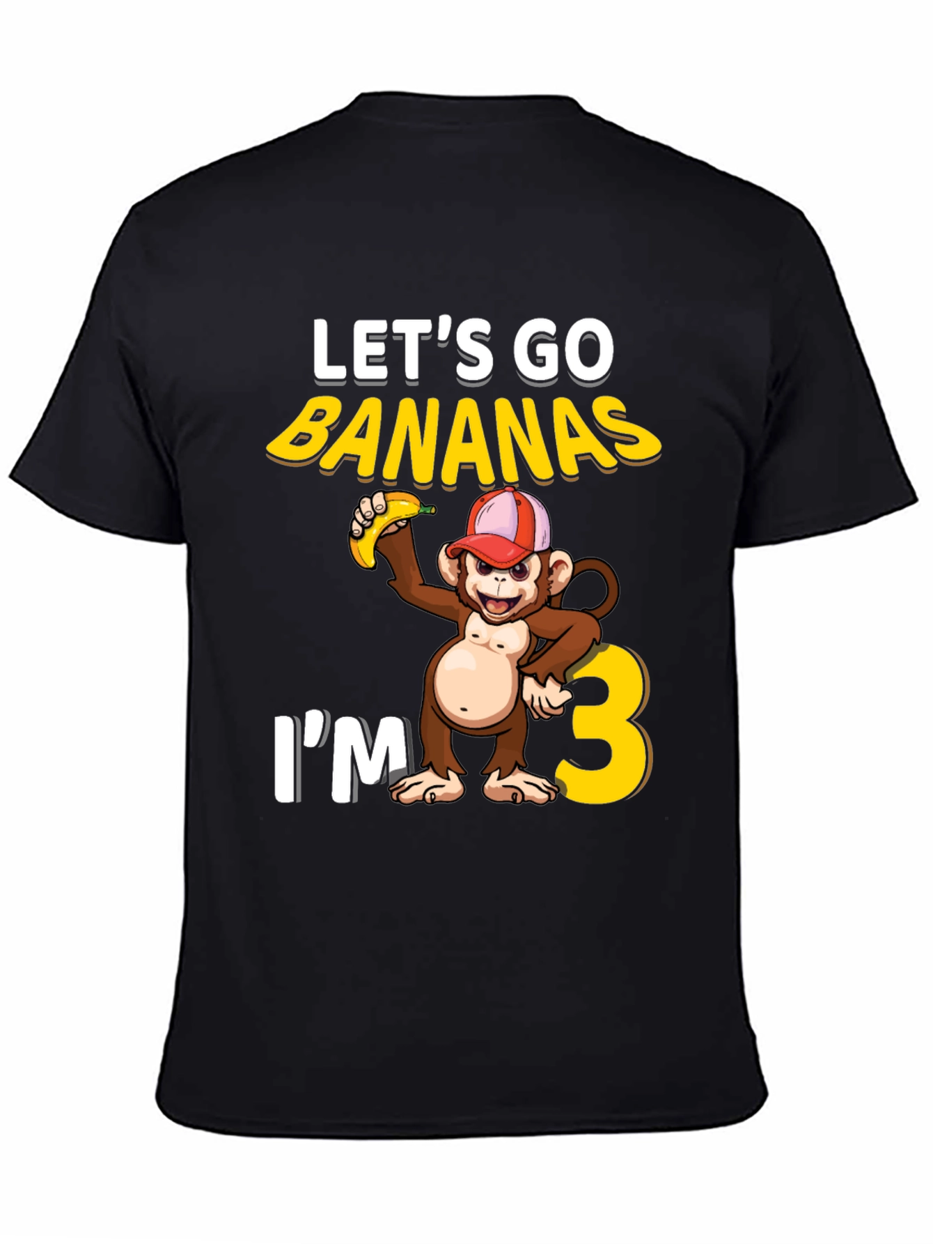 Lets Go Bananas 3rd Birthday T-Shirt
