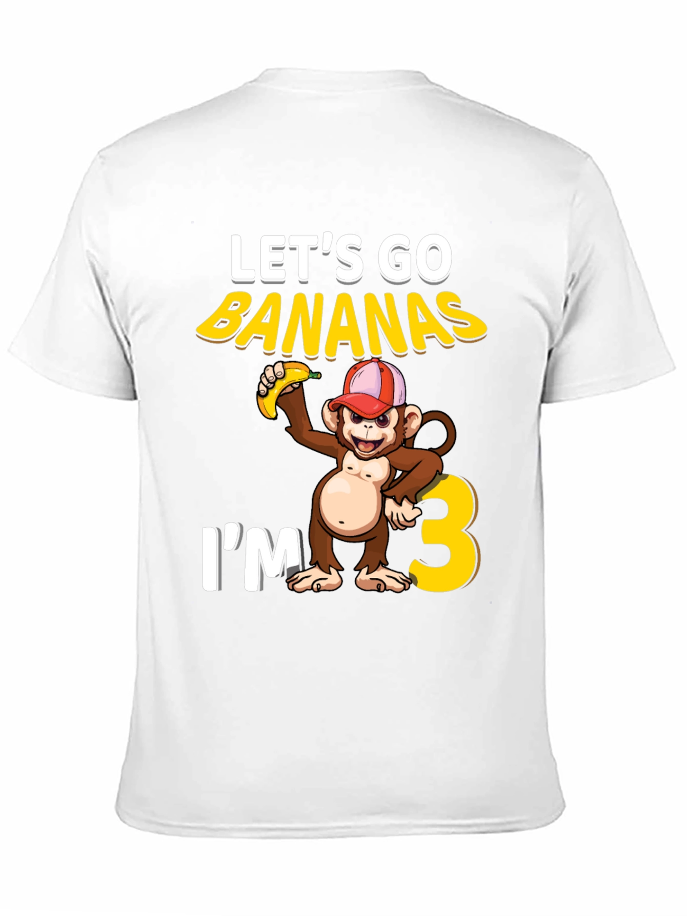 Lets Go Bananas 3rd Birthday T-Shirt