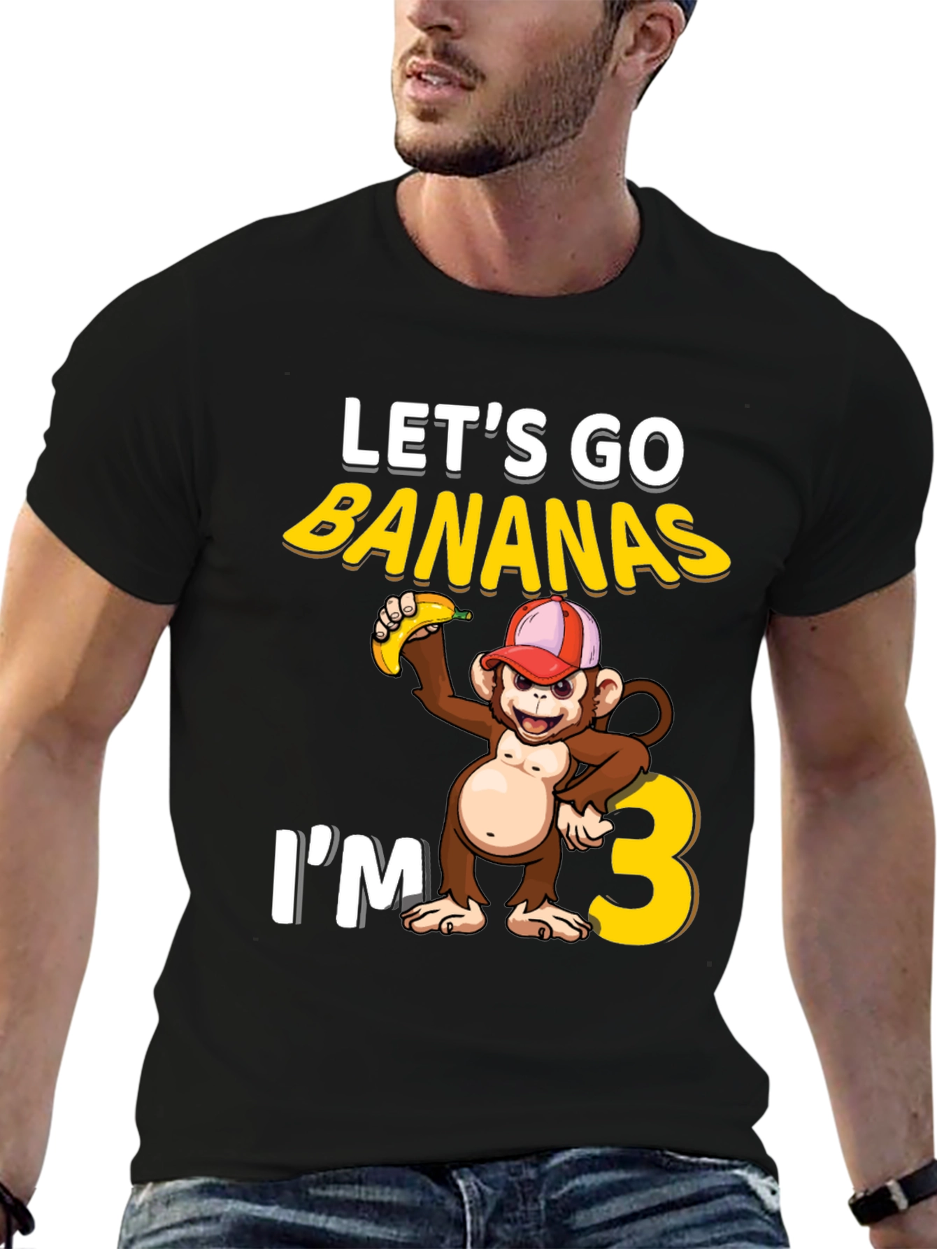 Lets Go Bananas 3rd Birthday T-Shirt