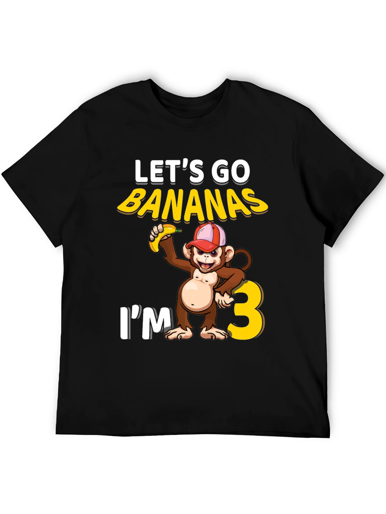 Lets Go Bananas 3rd Birthday T-Shirt