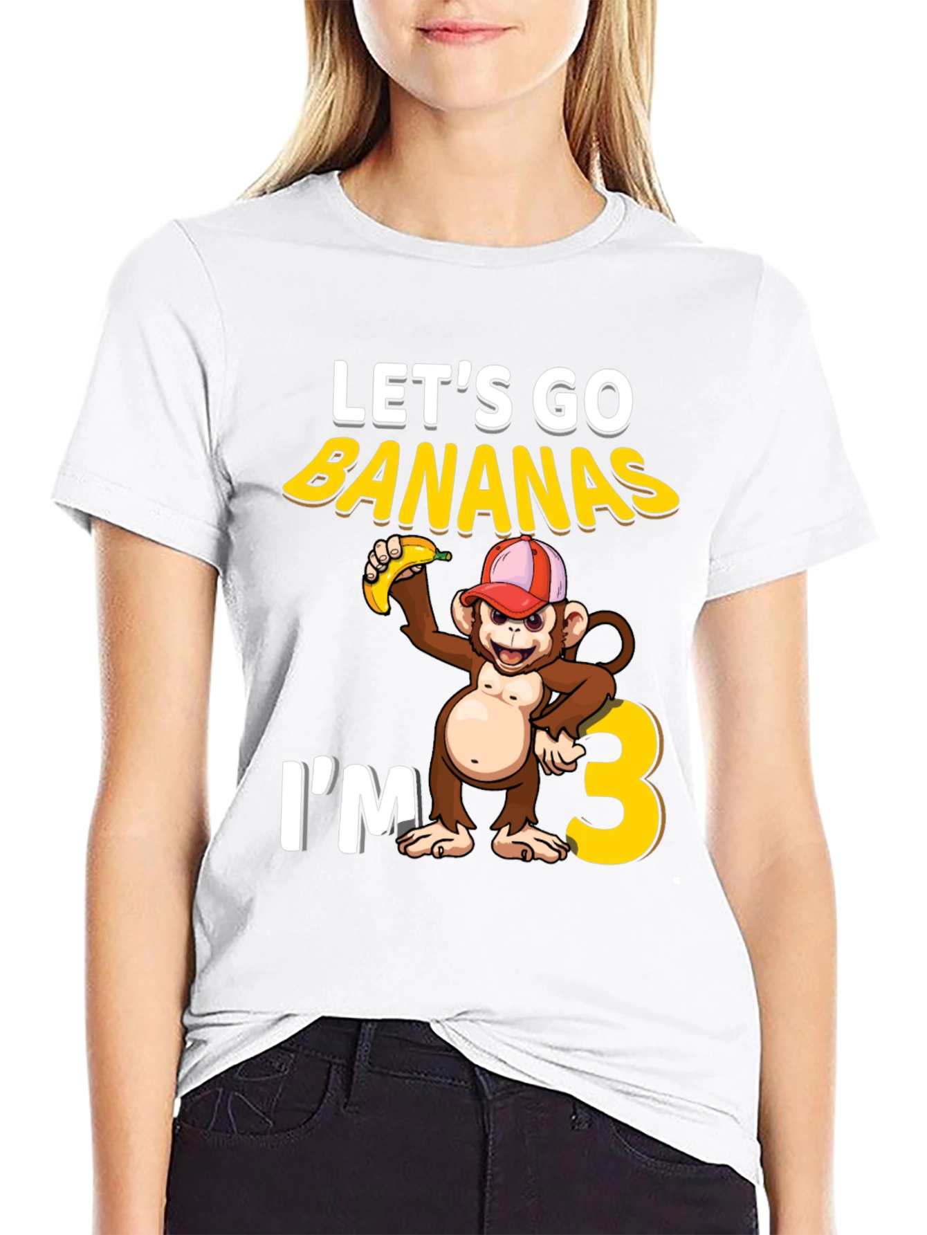 Lets Go Bananas 3rd Birthday T-Shirt