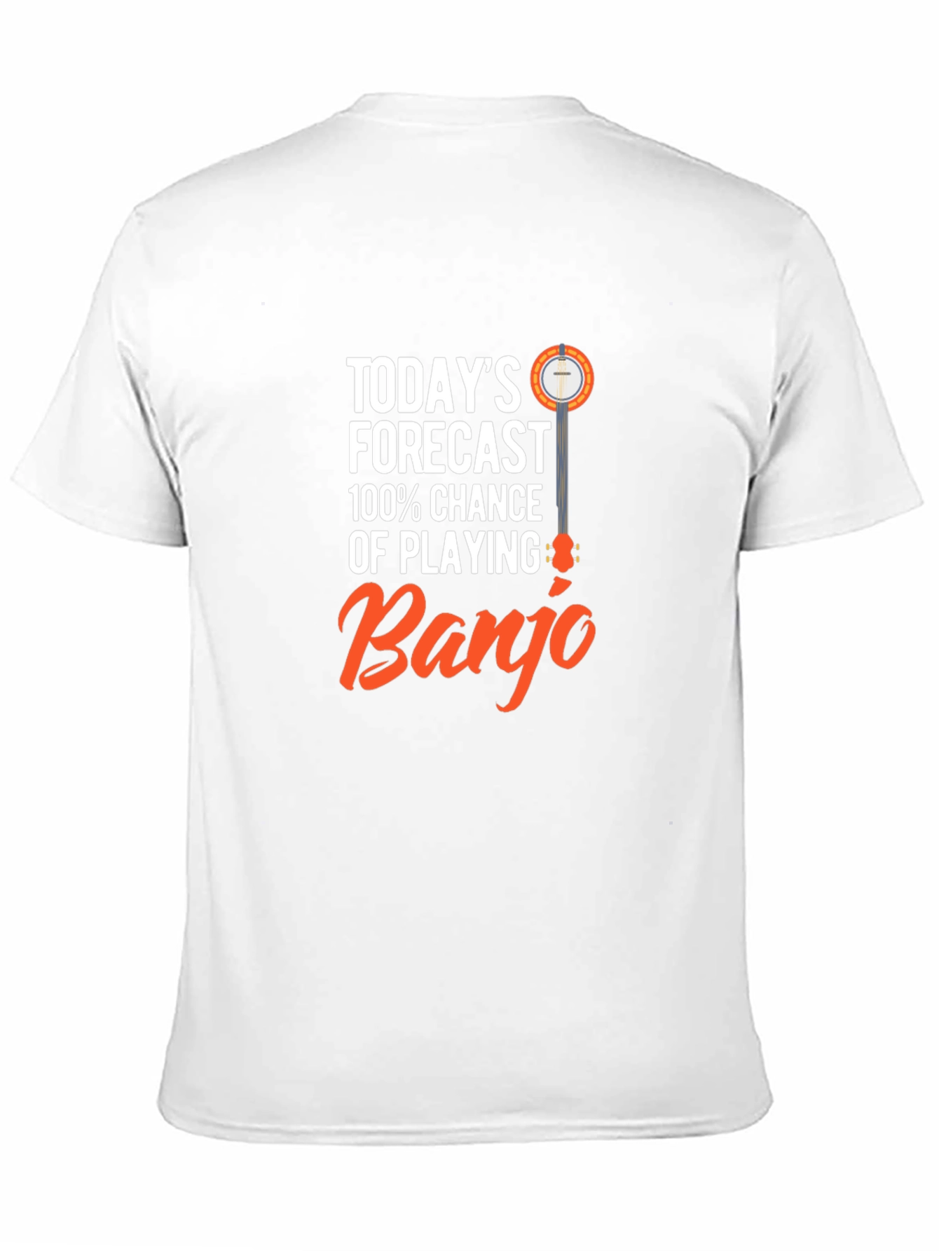 Banjo Forecast T-Shirt - 100% Chance of Playing