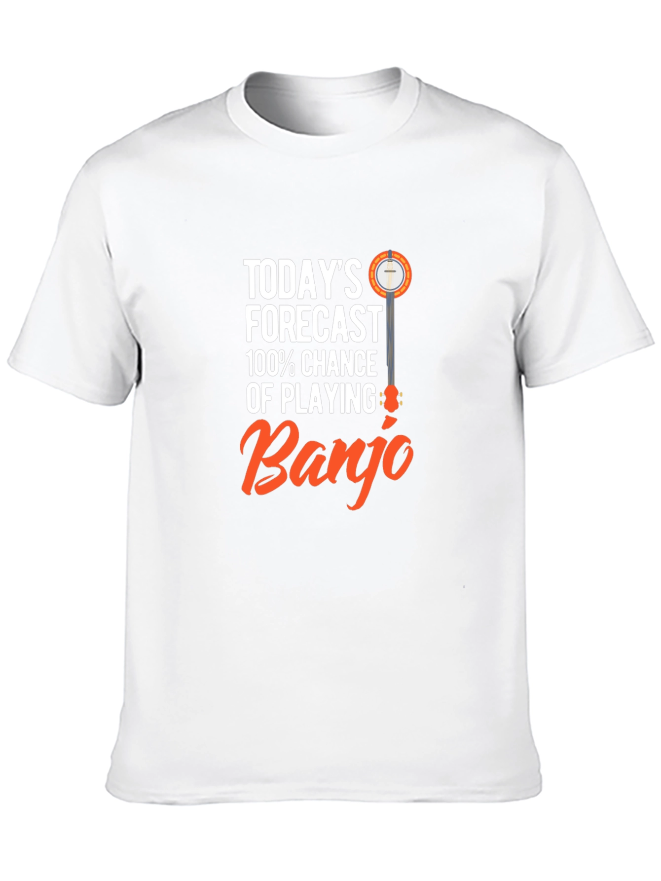 Banjo Forecast T-Shirt - 100% Chance of Playing