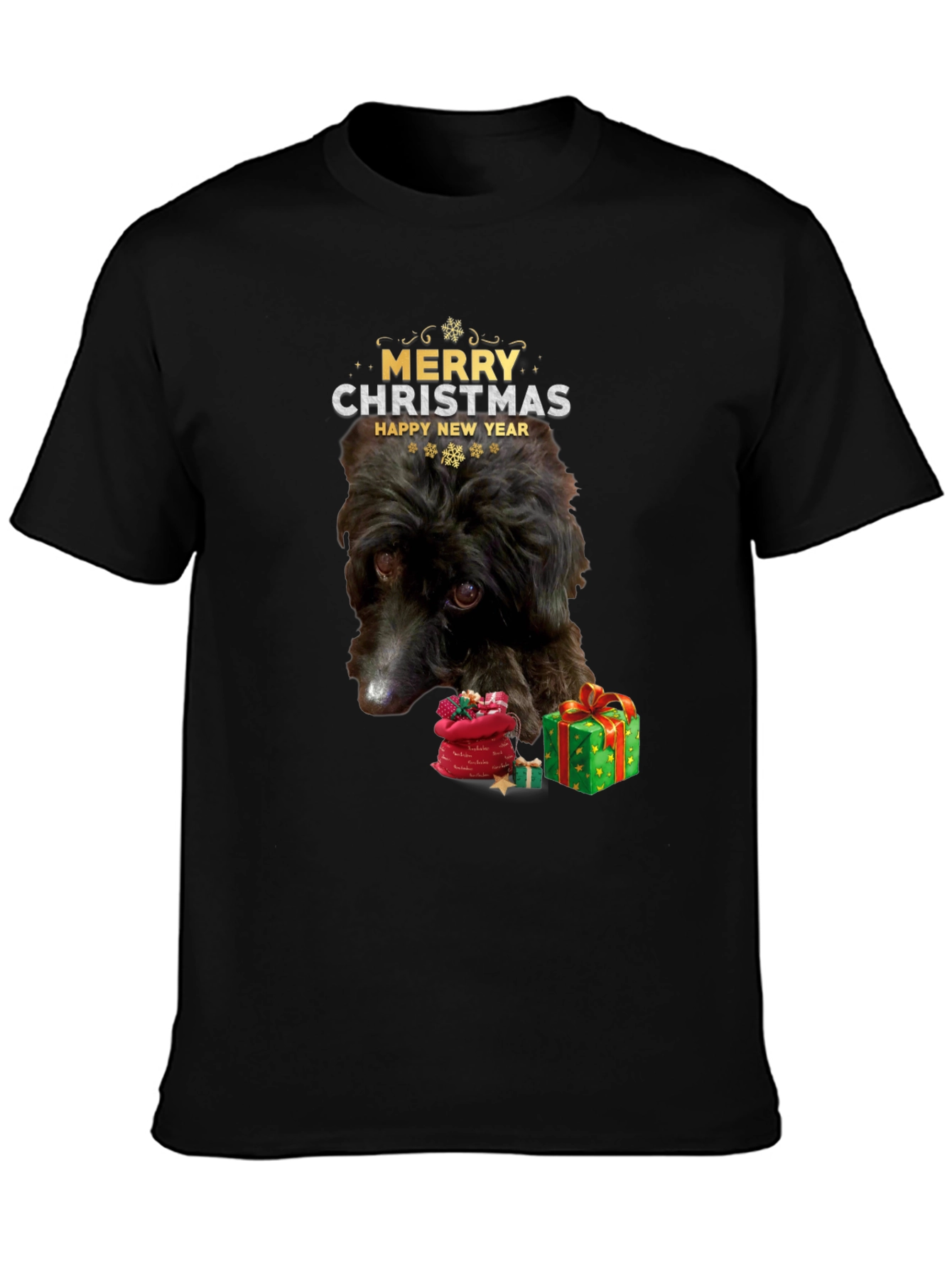 Festive Dog Christmas T-Shirt