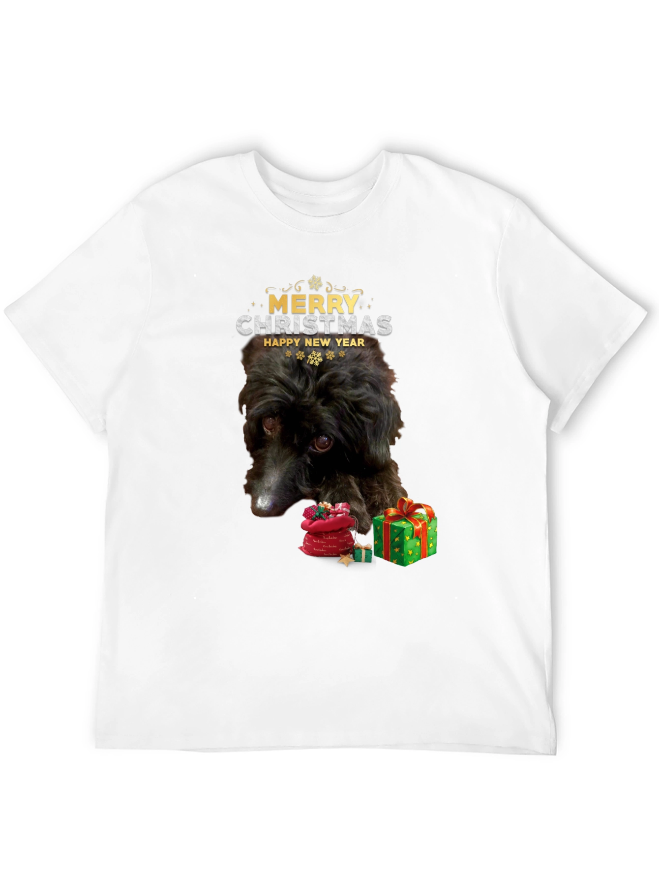 Festive Dog Christmas T-Shirt
