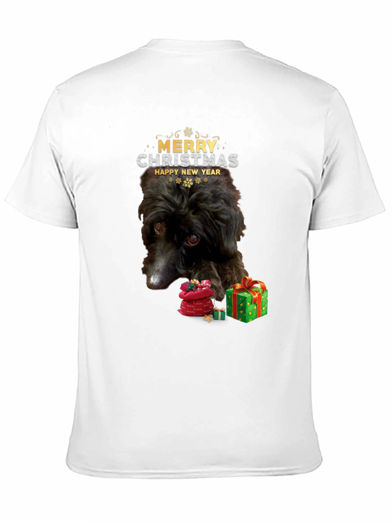 Festive Dog Christmas T-Shirt