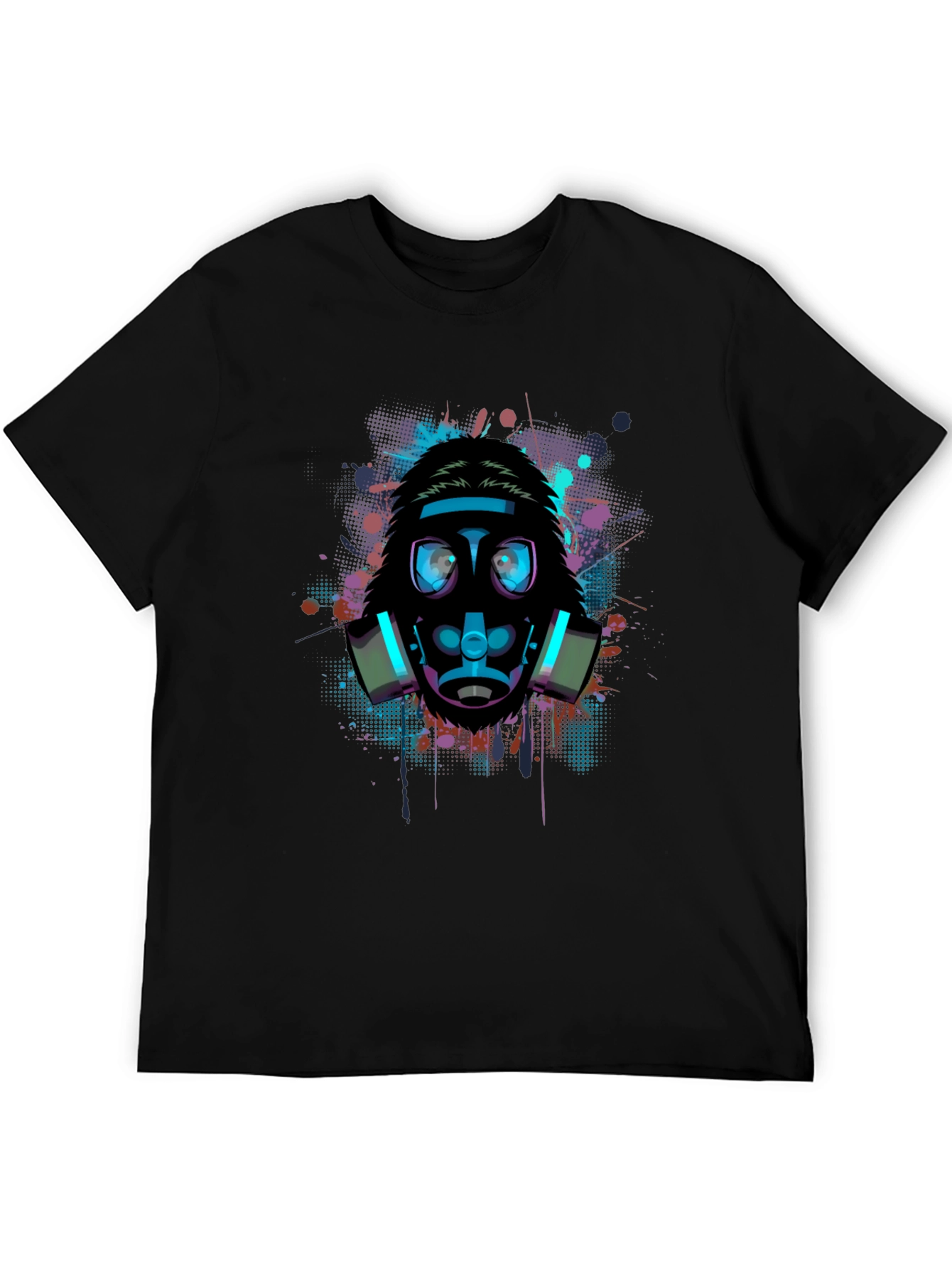 Graphic Gas Mask T-Shirt - Urban Style