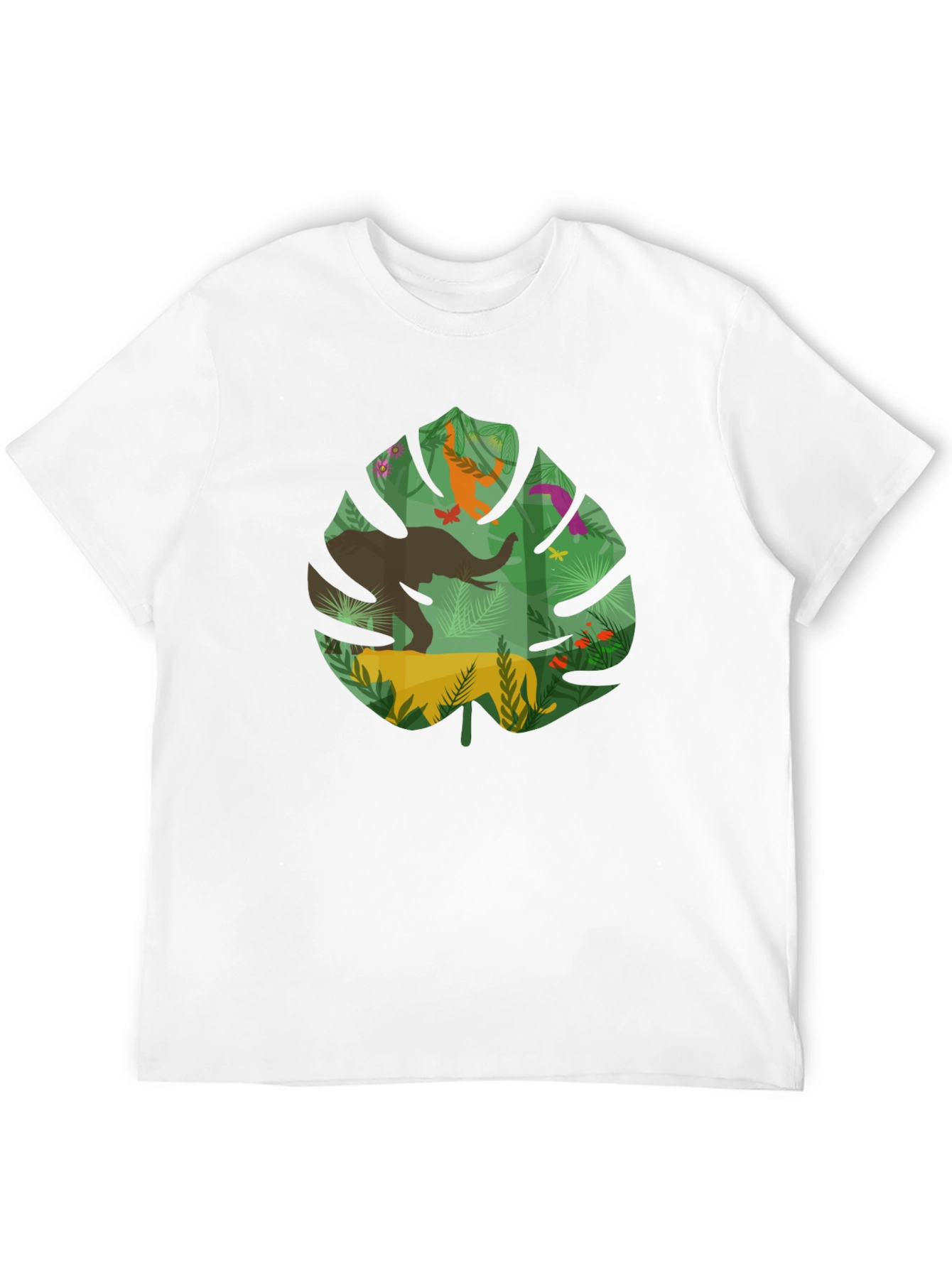 Jungle Leaf Graphic T-Shirt