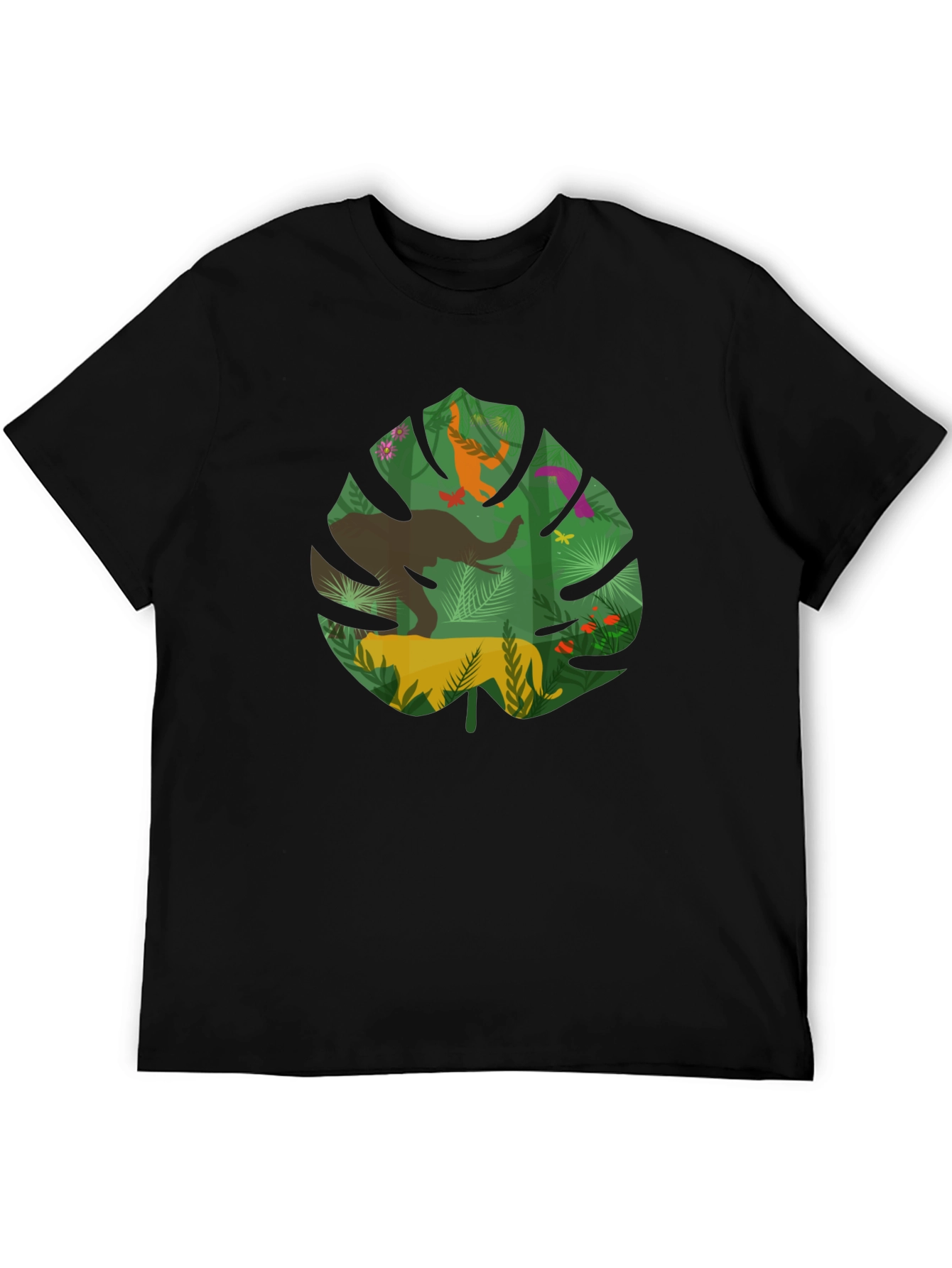 Jungle Leaf Graphic T-Shirt