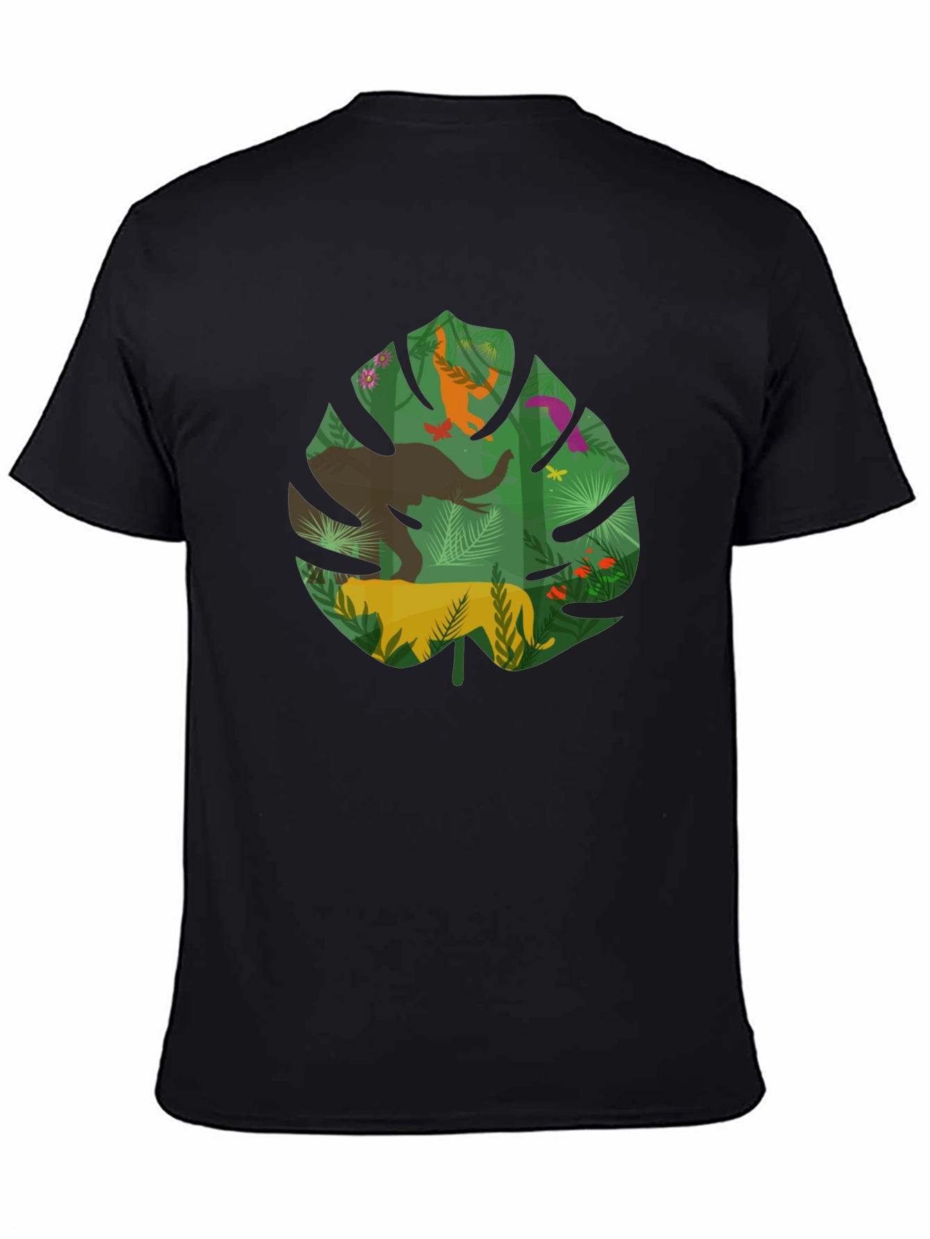 Jungle Leaf Graphic T-Shirt