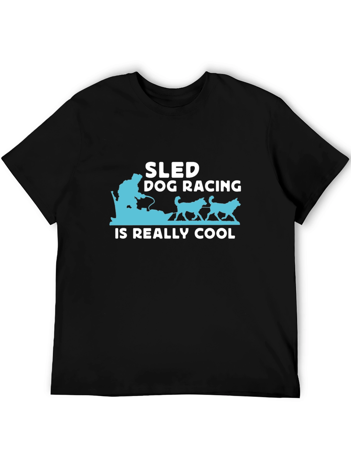 Sled Dog Racing T-Shirt - Cool Graphic Tee