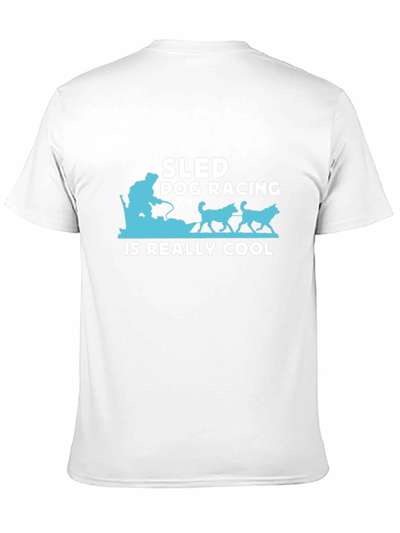 Sled Dog Racing T-Shirt - Cool Graphic Tee