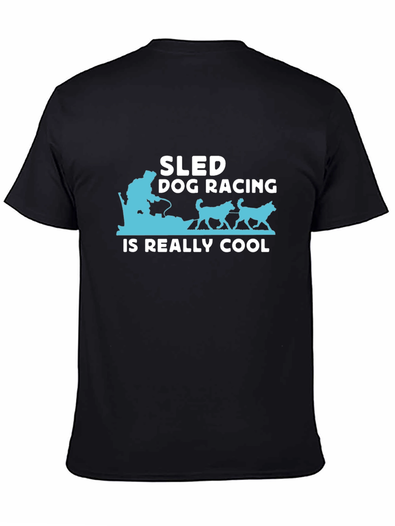 Sled Dog Racing T-Shirt - Cool Graphic Tee