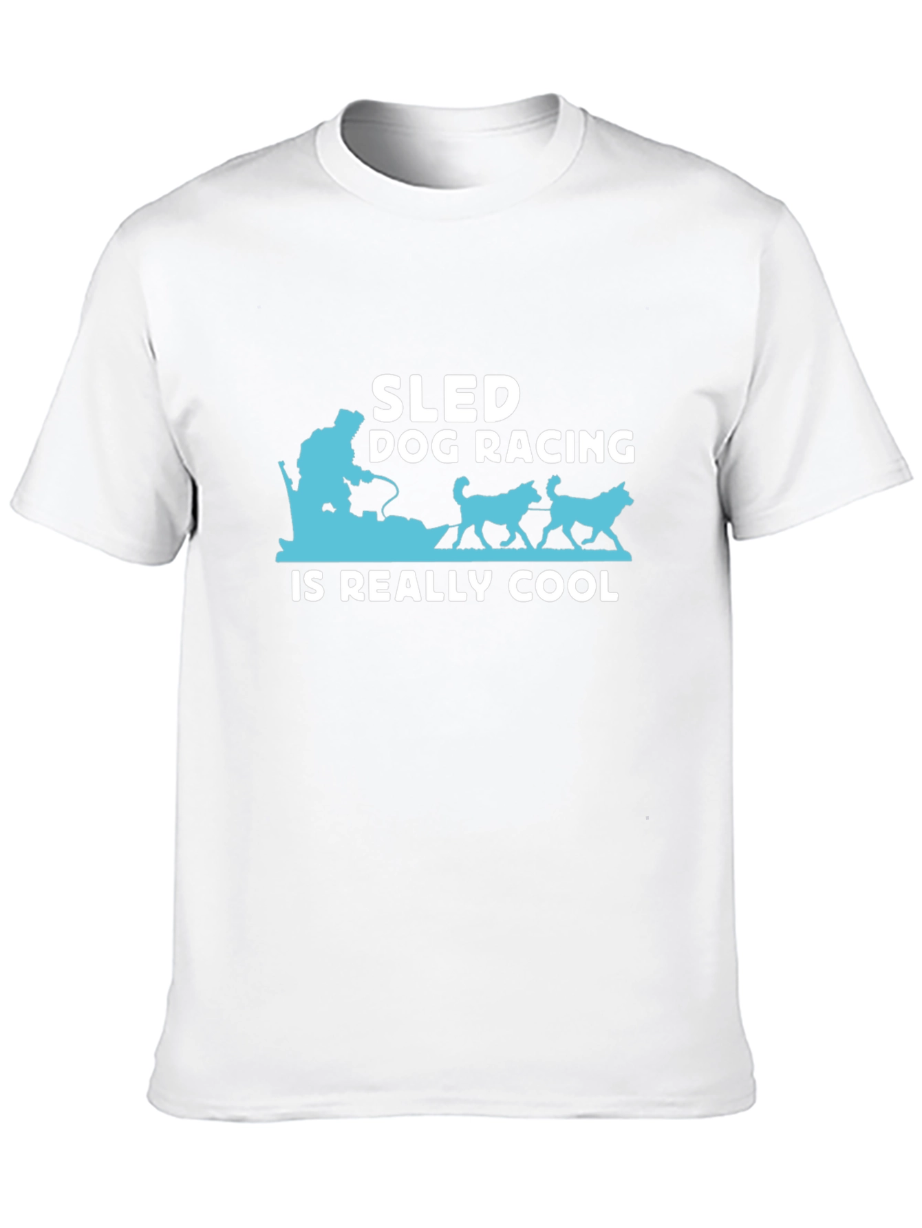 Sled Dog Racing T-Shirt - Cool Graphic Tee