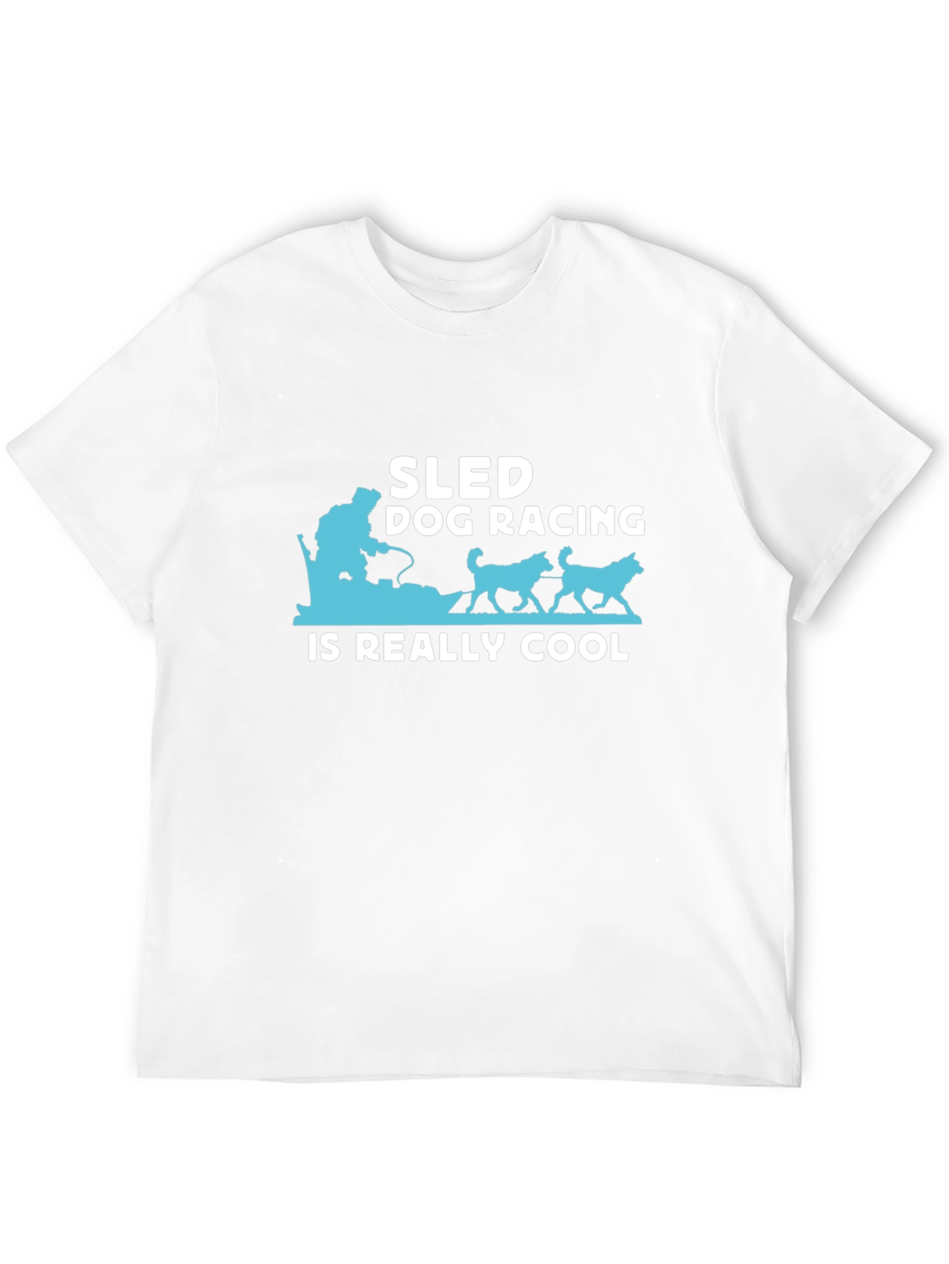 Sled Dog Racing T-Shirt - Cool Graphic Tee