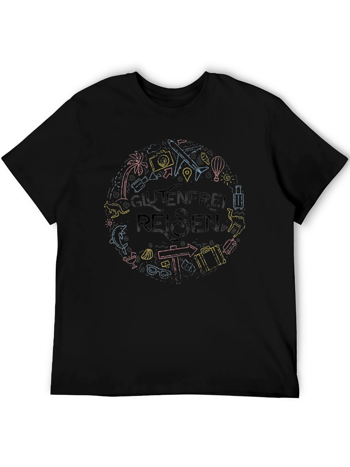 Glutenfrei Reisen T-Shirt - Travel Lover Tee