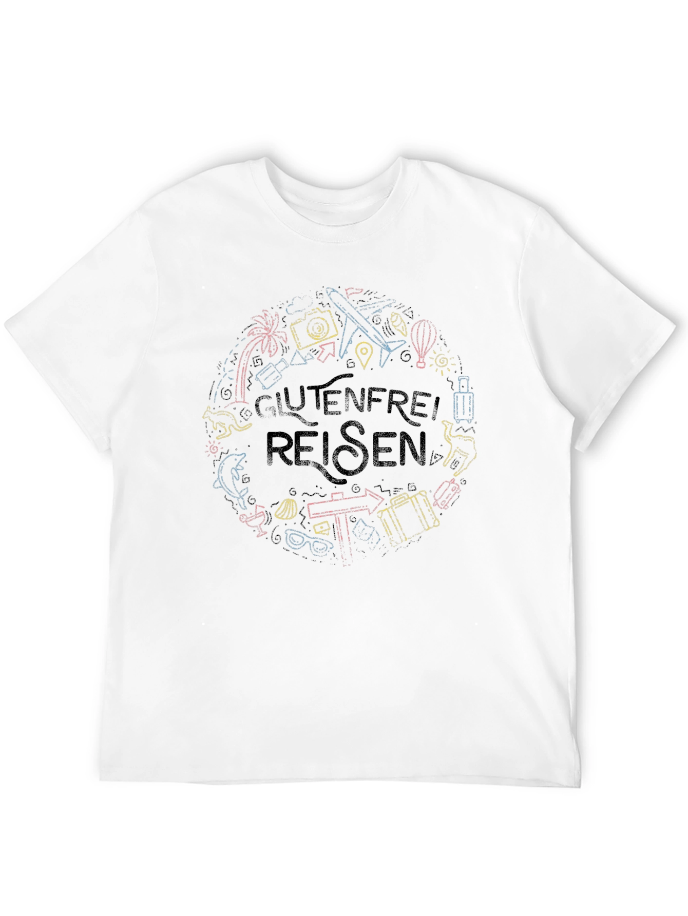 Glutenfrei Reisen T-Shirt - Travel Lover Tee