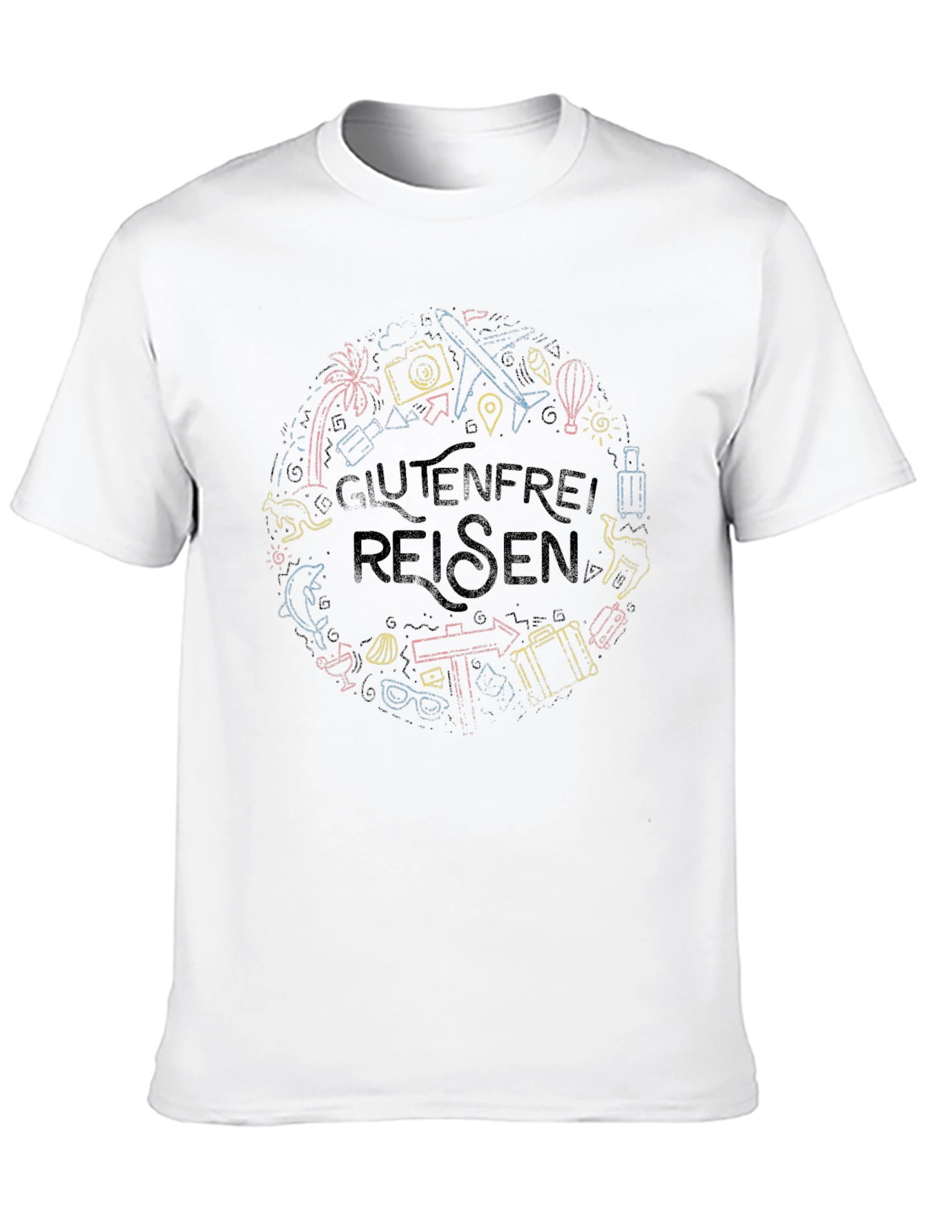 Glutenfrei Reisen T-Shirt - Travel Lover Tee