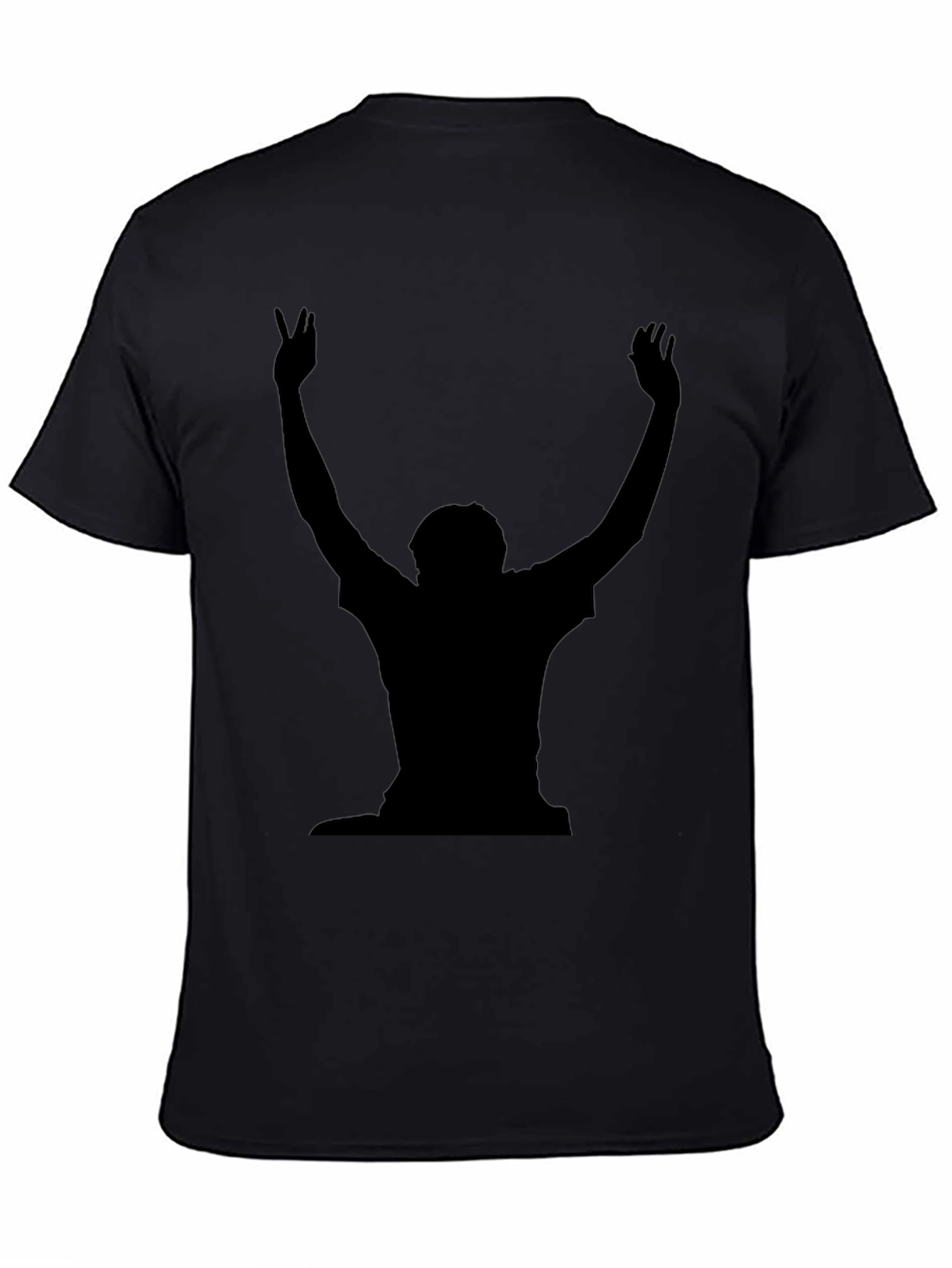 Silhouette Graphic T-Shirt - Black