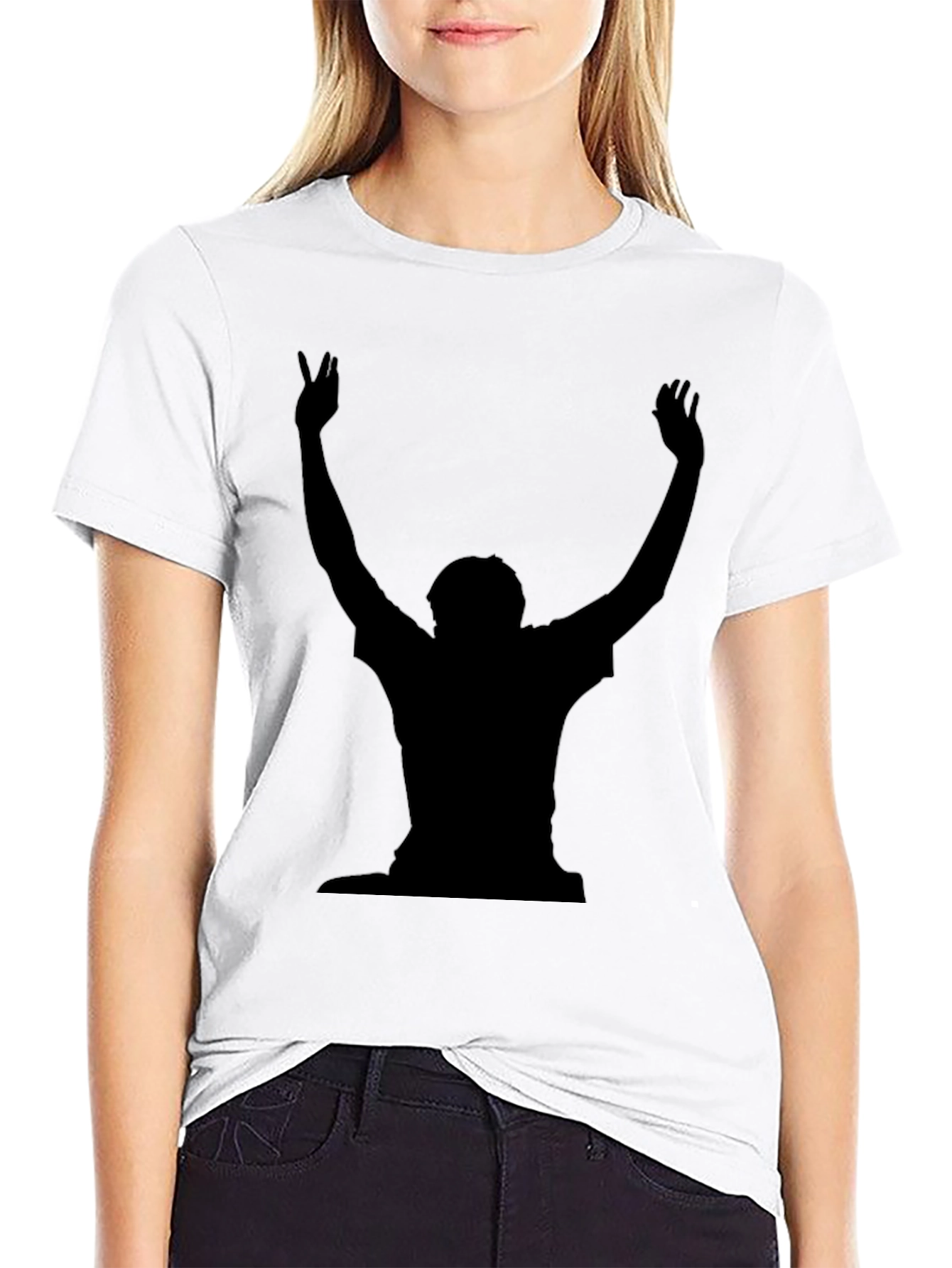 Silhouette Graphic T-Shirt - Black