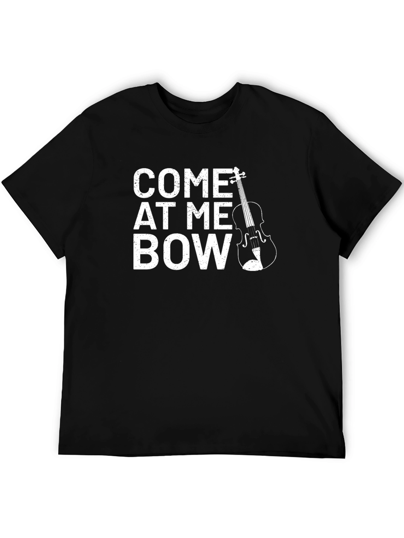 Come At Me Bow Black Graphic Tee