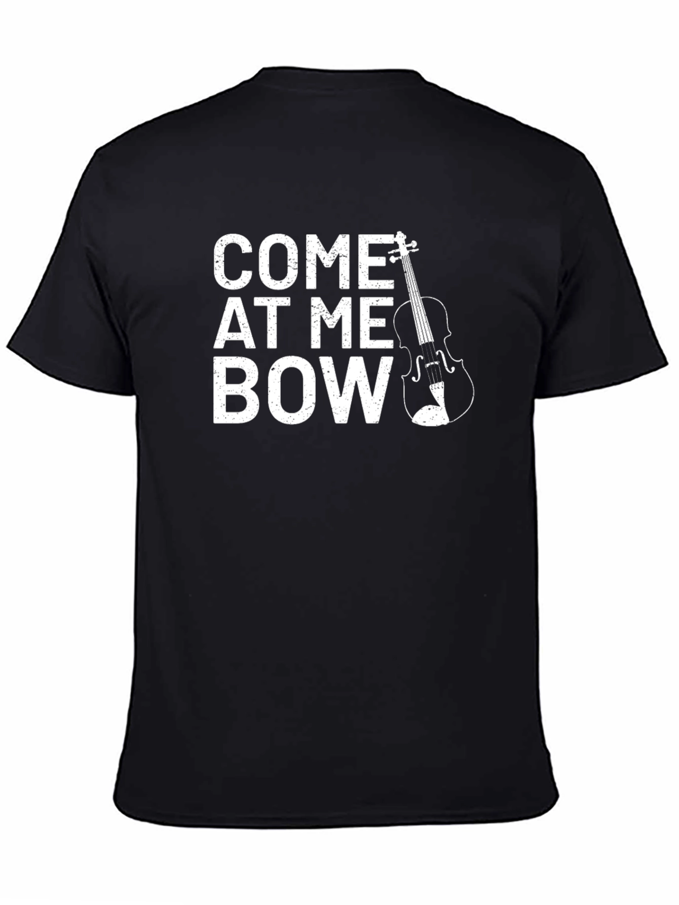 Come At Me Bow Black Graphic Tee