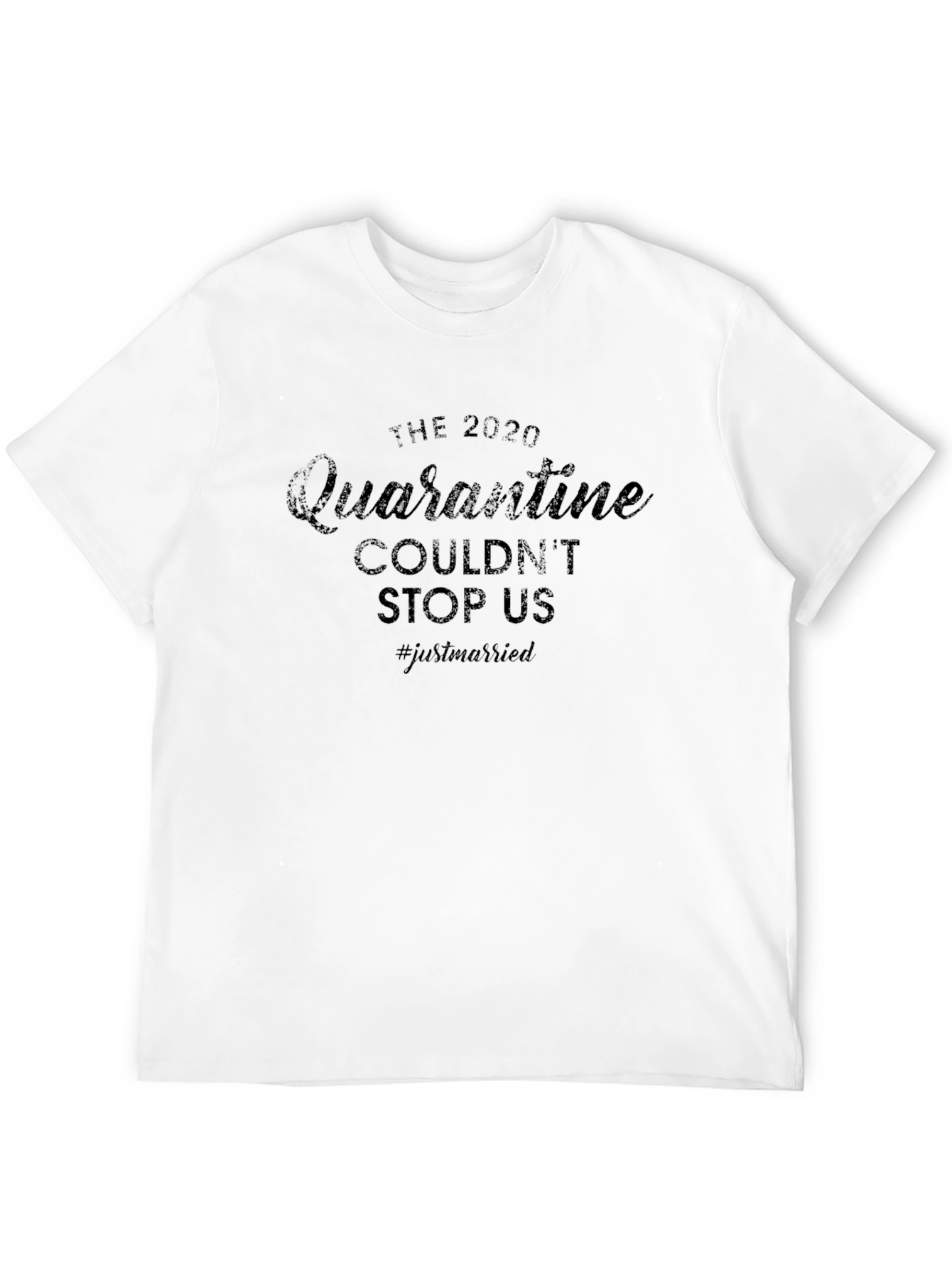 2020 Quarantine Just Married T-Shirt