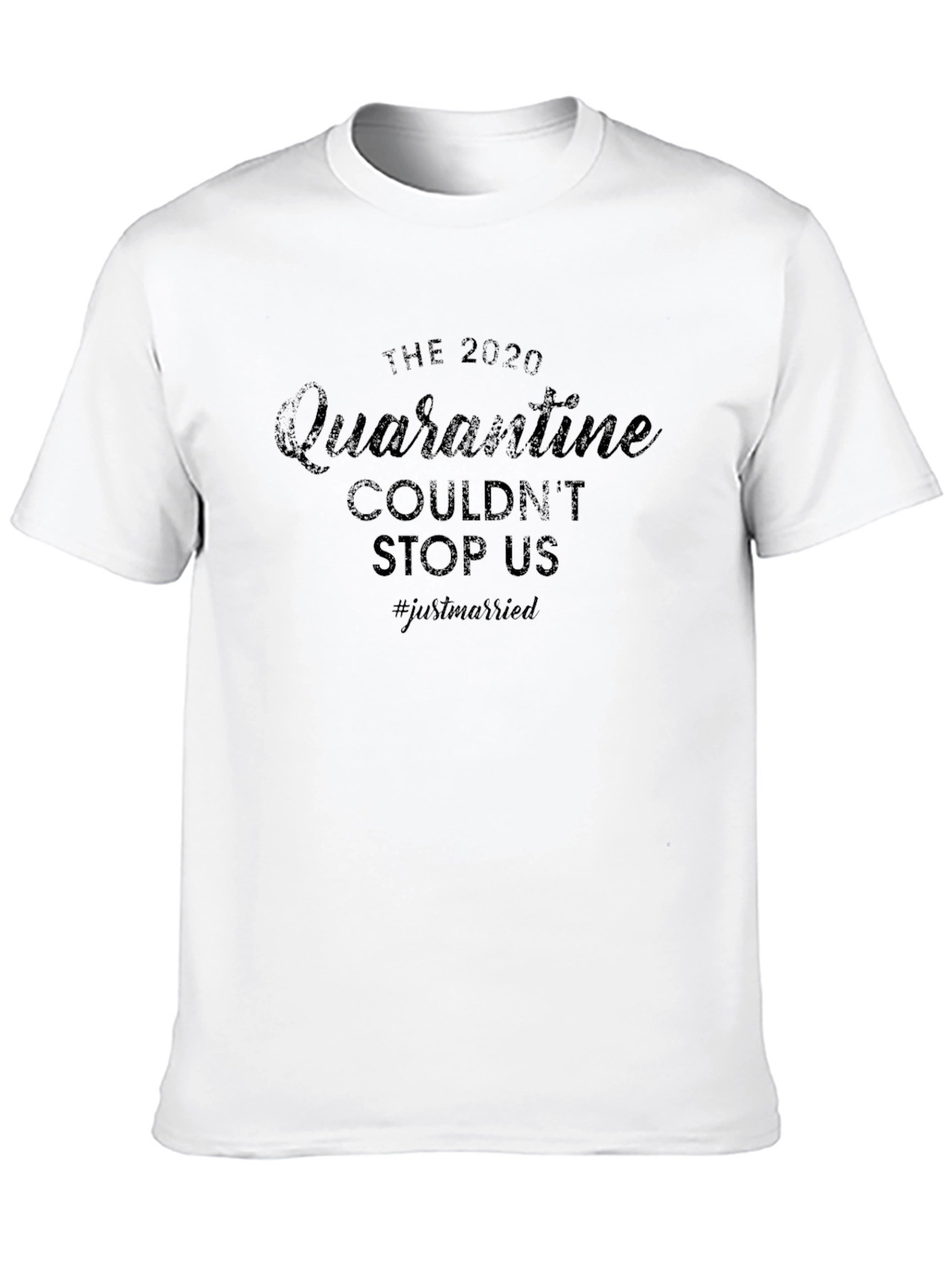 2020 Quarantine Just Married T-Shirt