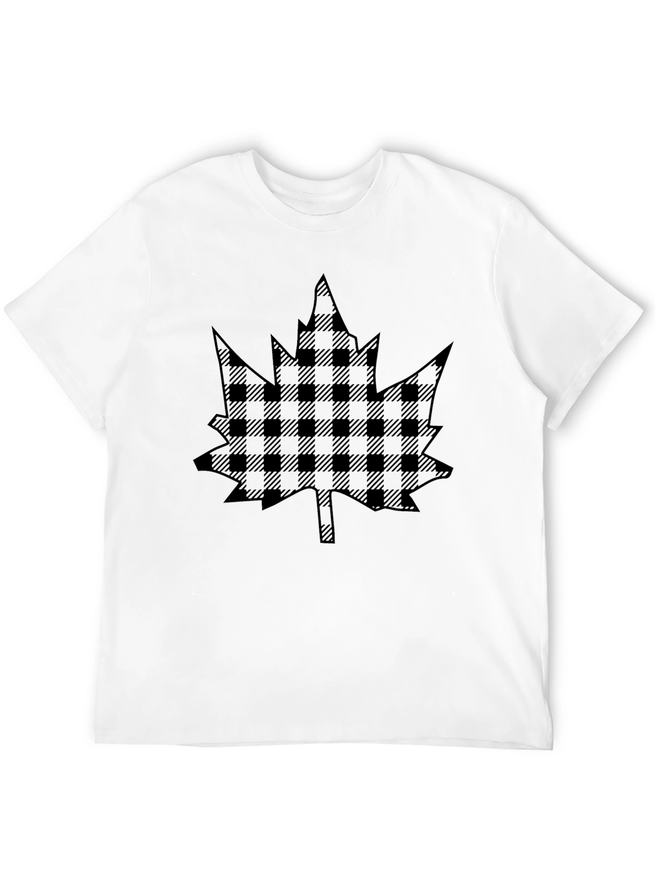 Maple Leaf Plaid Graphic Tee