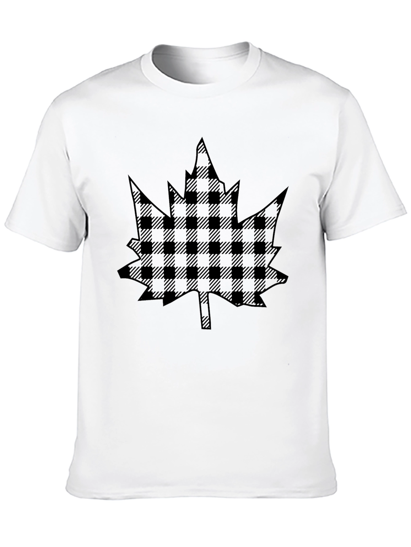 Maple Leaf Plaid Graphic Tee