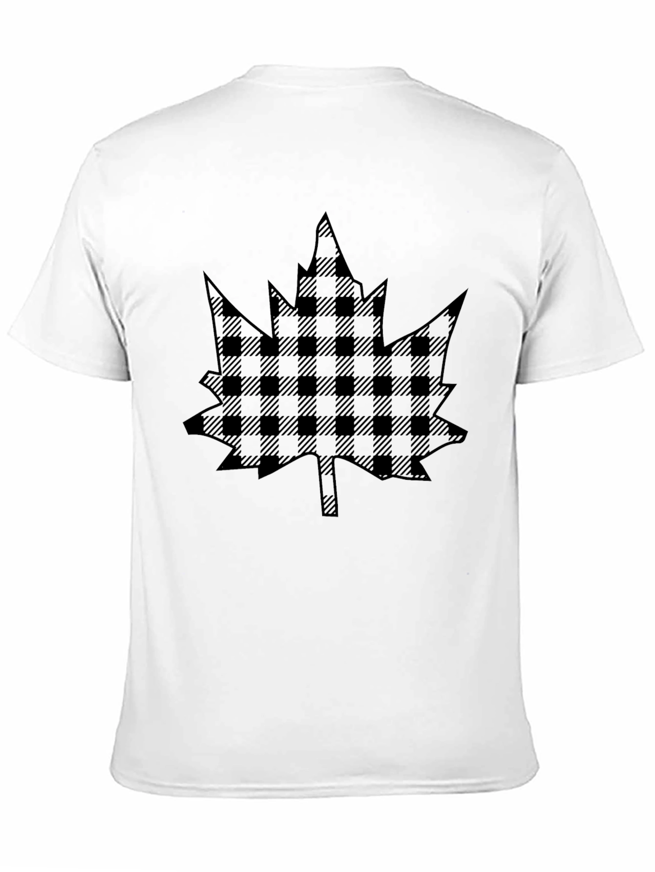 Maple Leaf Plaid Graphic Tee
